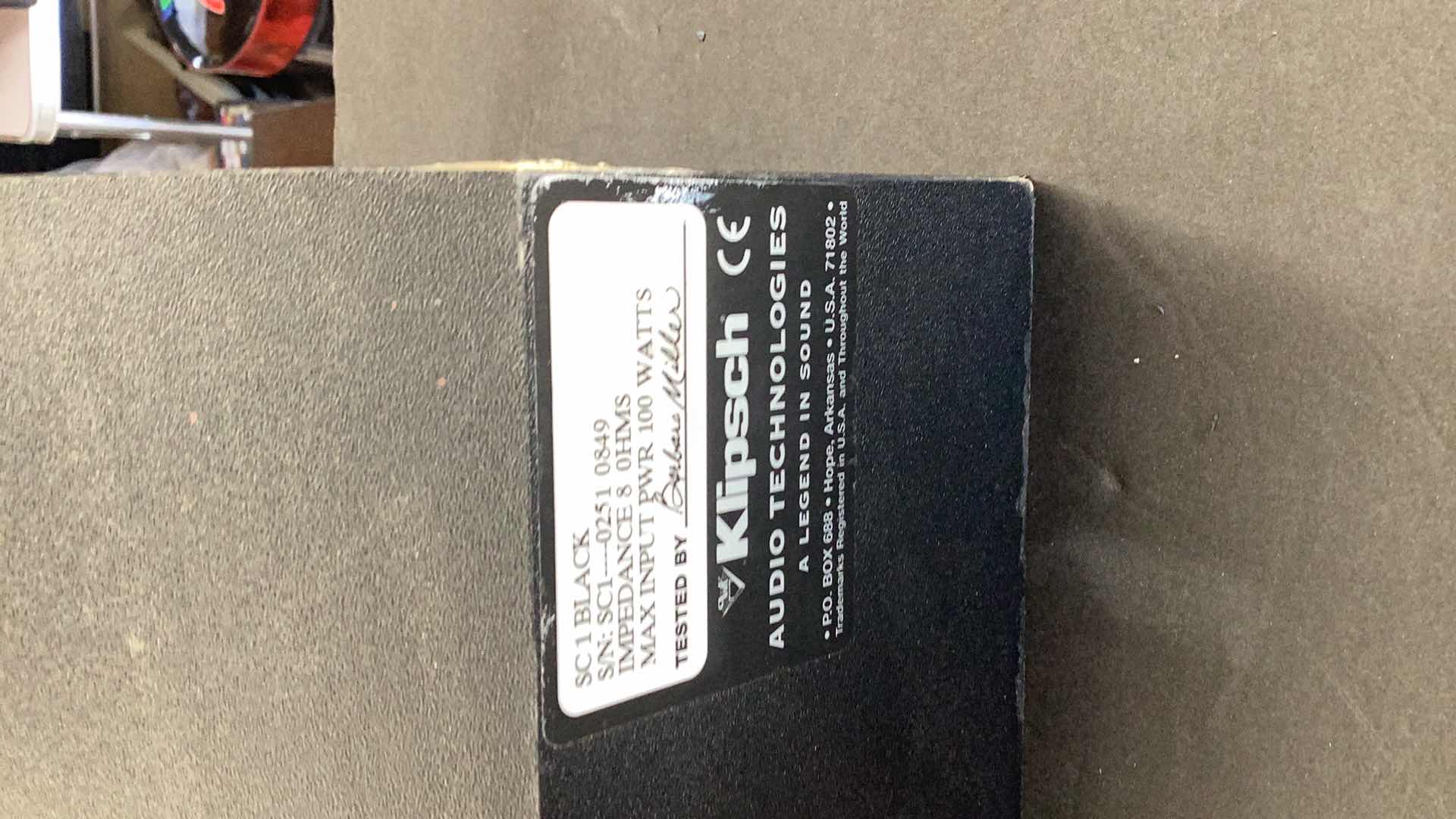 Photo 1 of KLIPSCH QUINTETE 3 SC 1