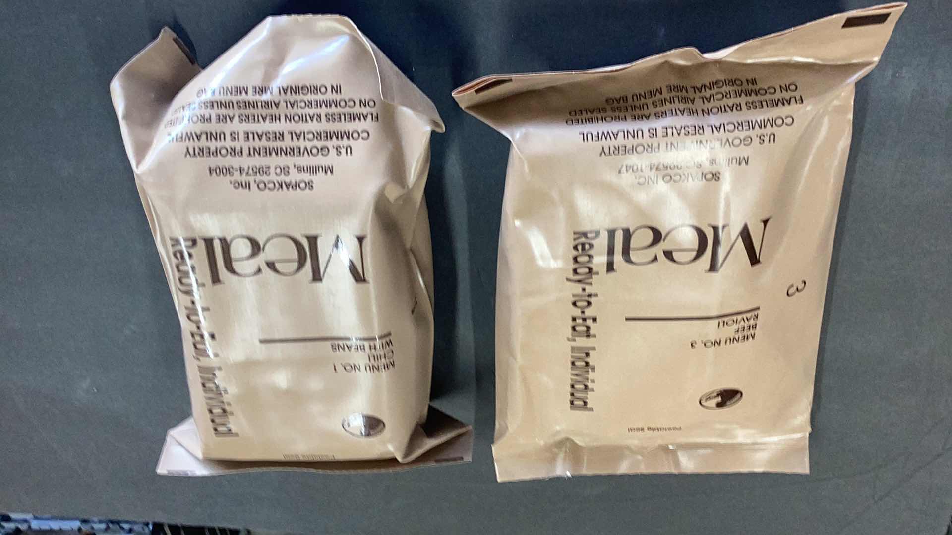 Photo 1 of MILITARY FREEZE DRIED FOOD