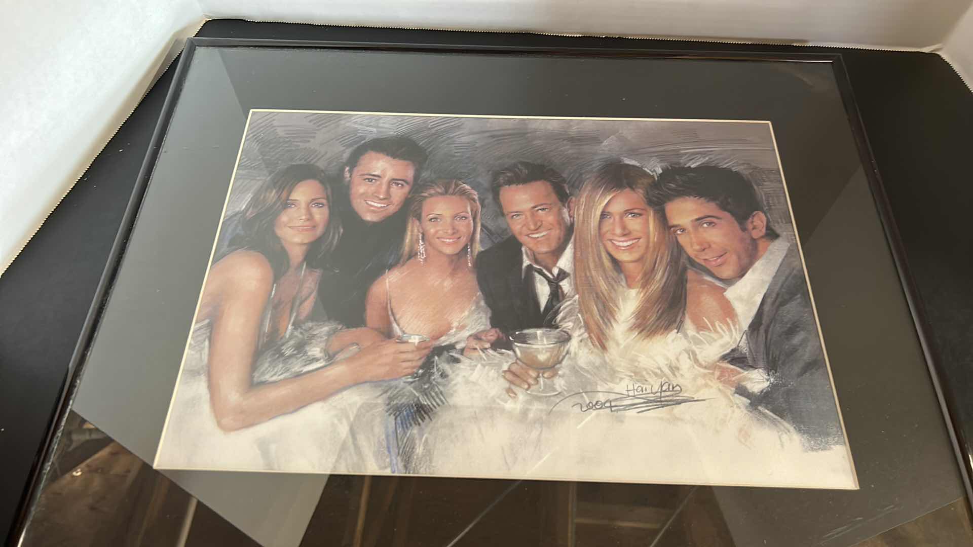 Photo 1 of “FRIENDS” SIGNED ARTWORK FRAMED 20” x 16”