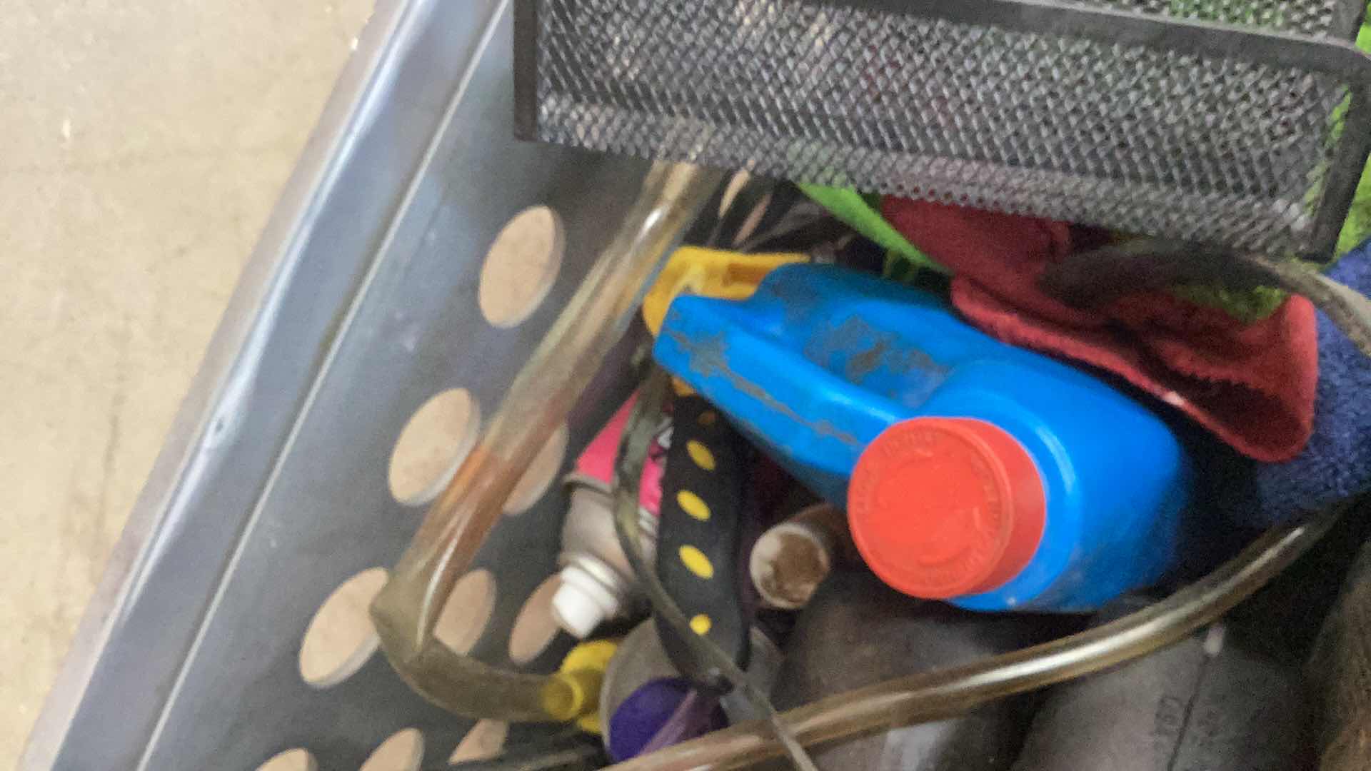 Photo 1 of CONTAINER FULL OF AUTOMOBILE FLUIDS