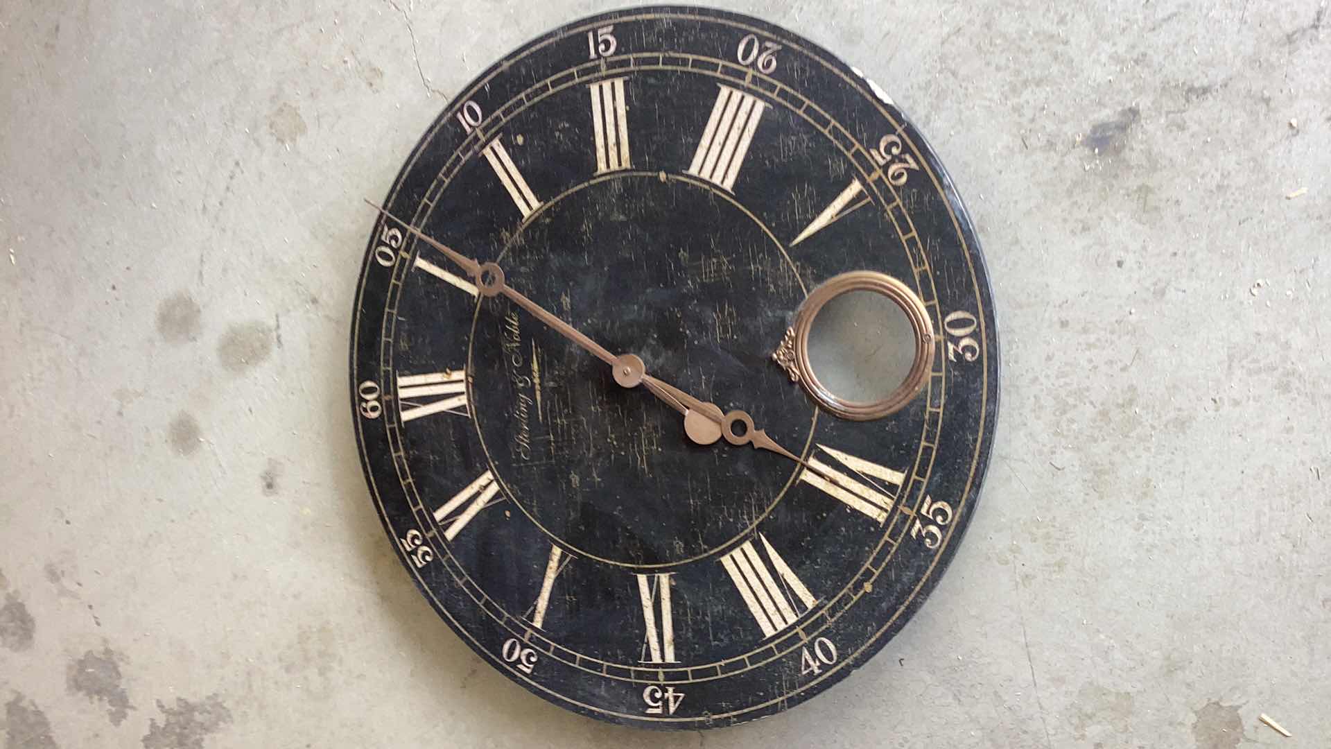 Photo 1 of STERLING AND NOBLE CLOCK 29” CIRCUMFERENCE