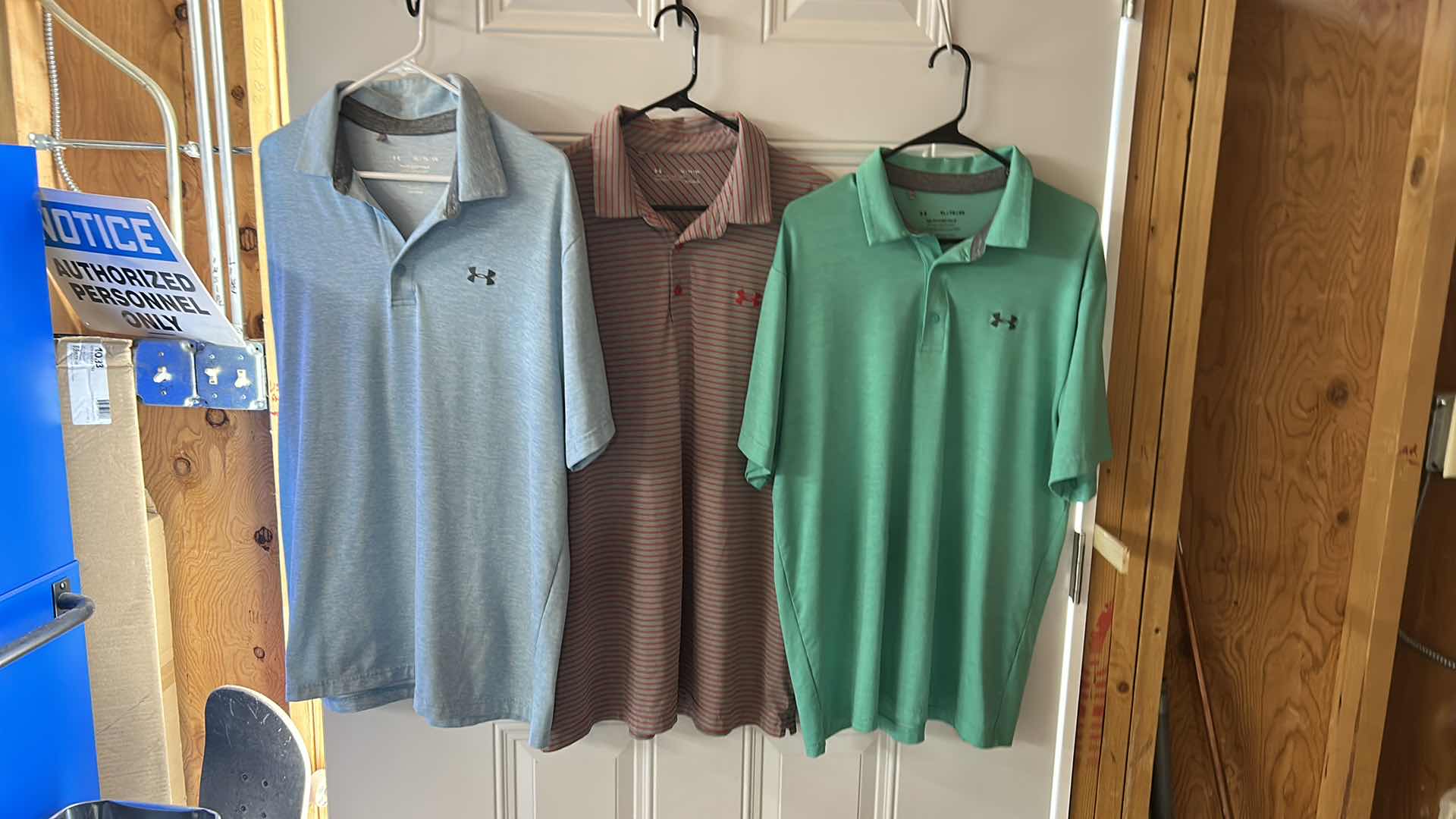 Photo 1 of THREE UNDER ARMOR POLO SHIRTS SIZE XL