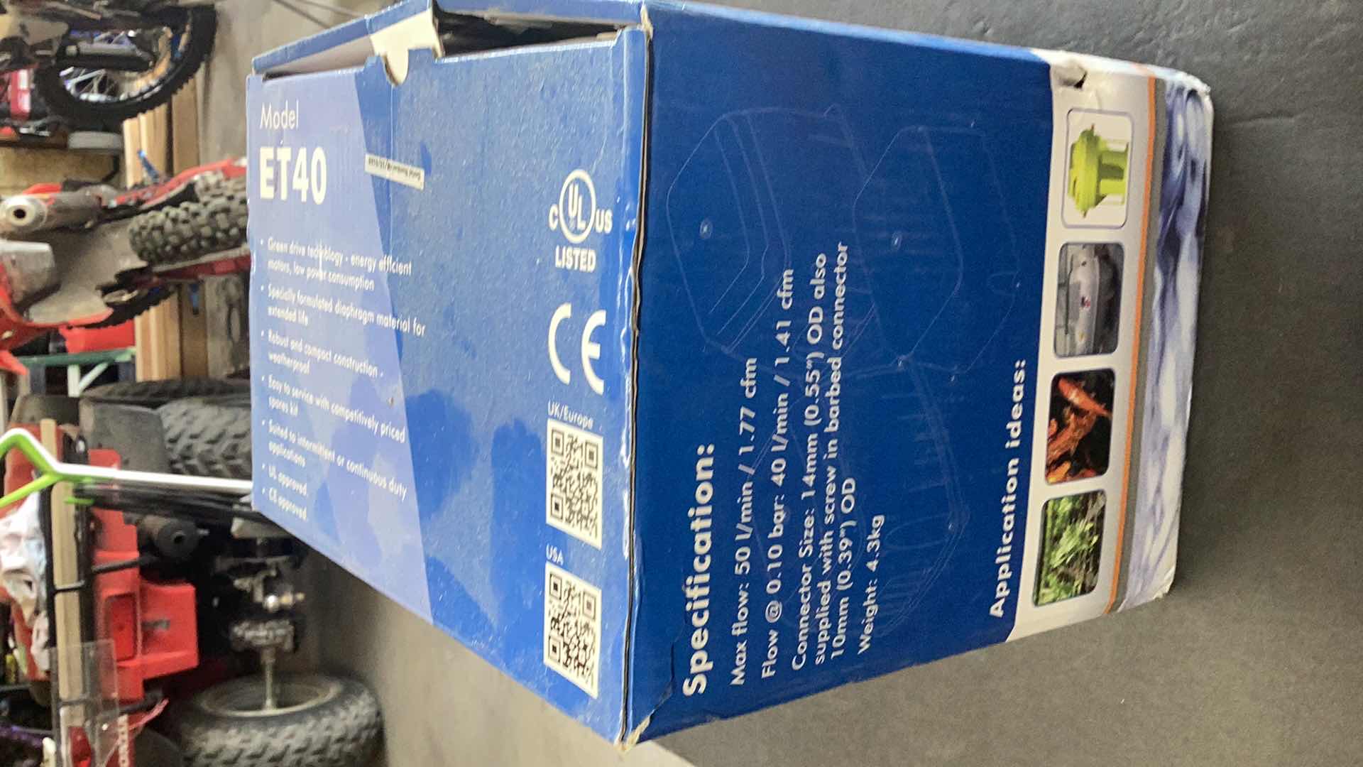 Photo 1 of HYDROPONIC OR FISH TANK PUMP ET 40