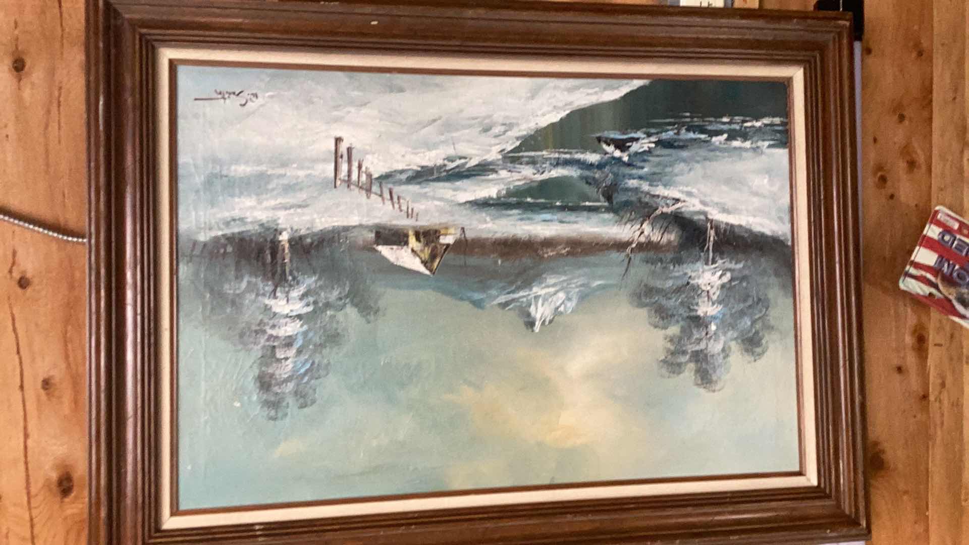 Photo 1 of W. SMITH SIGNED PAINTING 43”X 30”