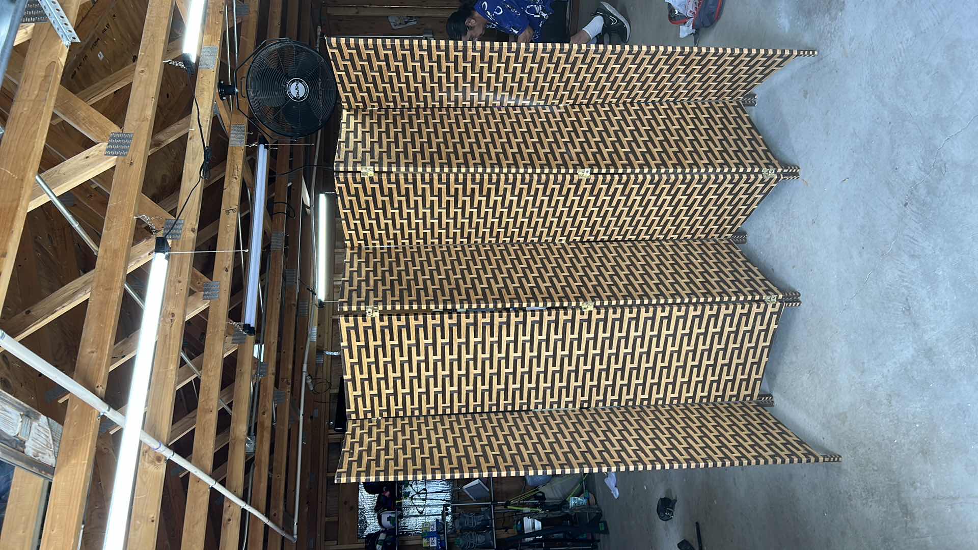 Photo 1 of 10 FOOT WOVEN ROOM DIVIDER
