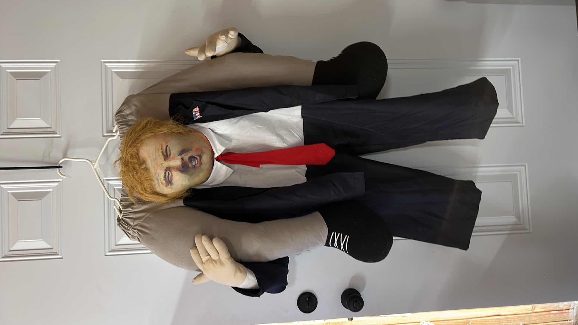 Photo 1 of ADULT TRUMP COSTUME, RIDE ON TRUMPS SHOULDERS