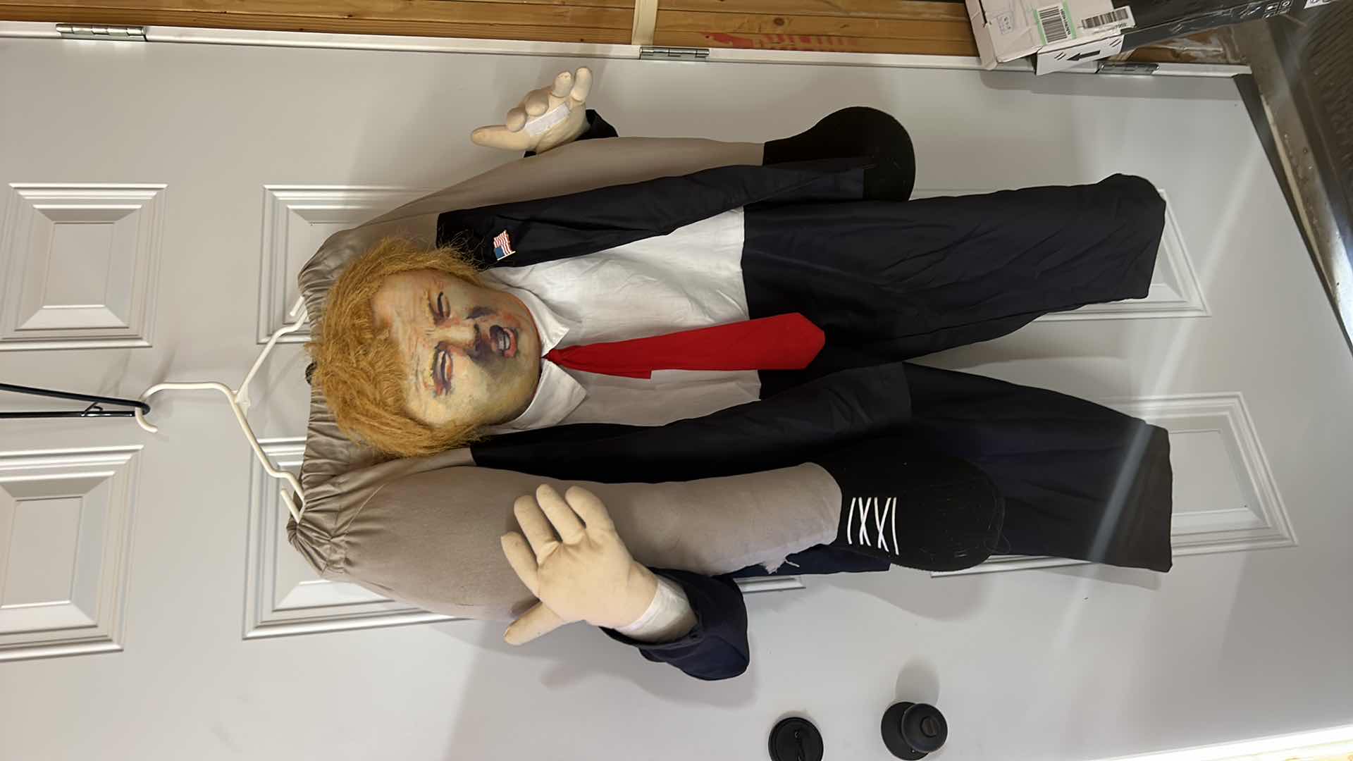 Photo 1 of ADULT TRUMP COSTUME, RIDE ON TRUMPS SHOULDERS