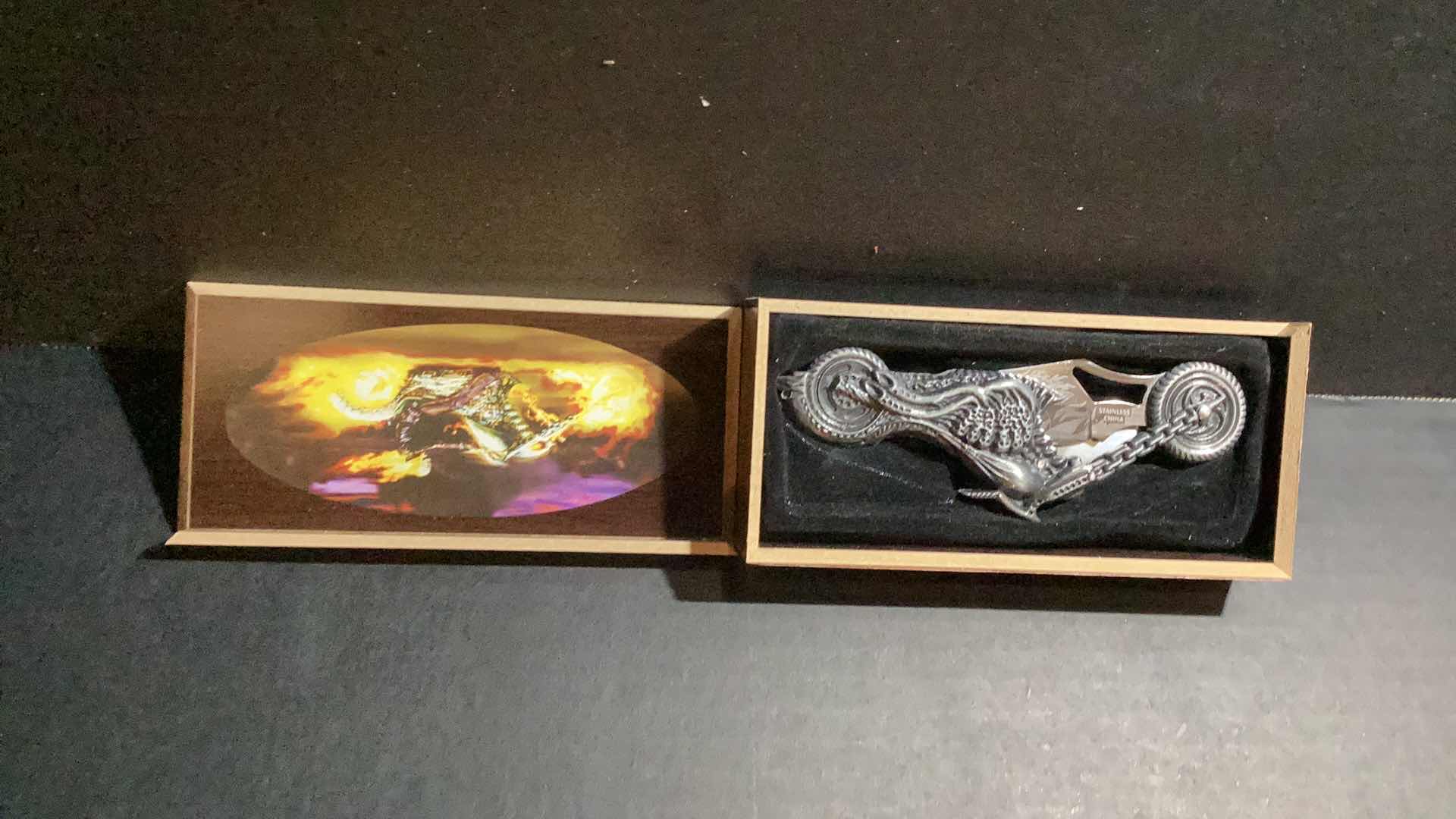 Photo 1 of MARVEL GHOST RIDER INSPIRED MOTORCYCLE KNIFE