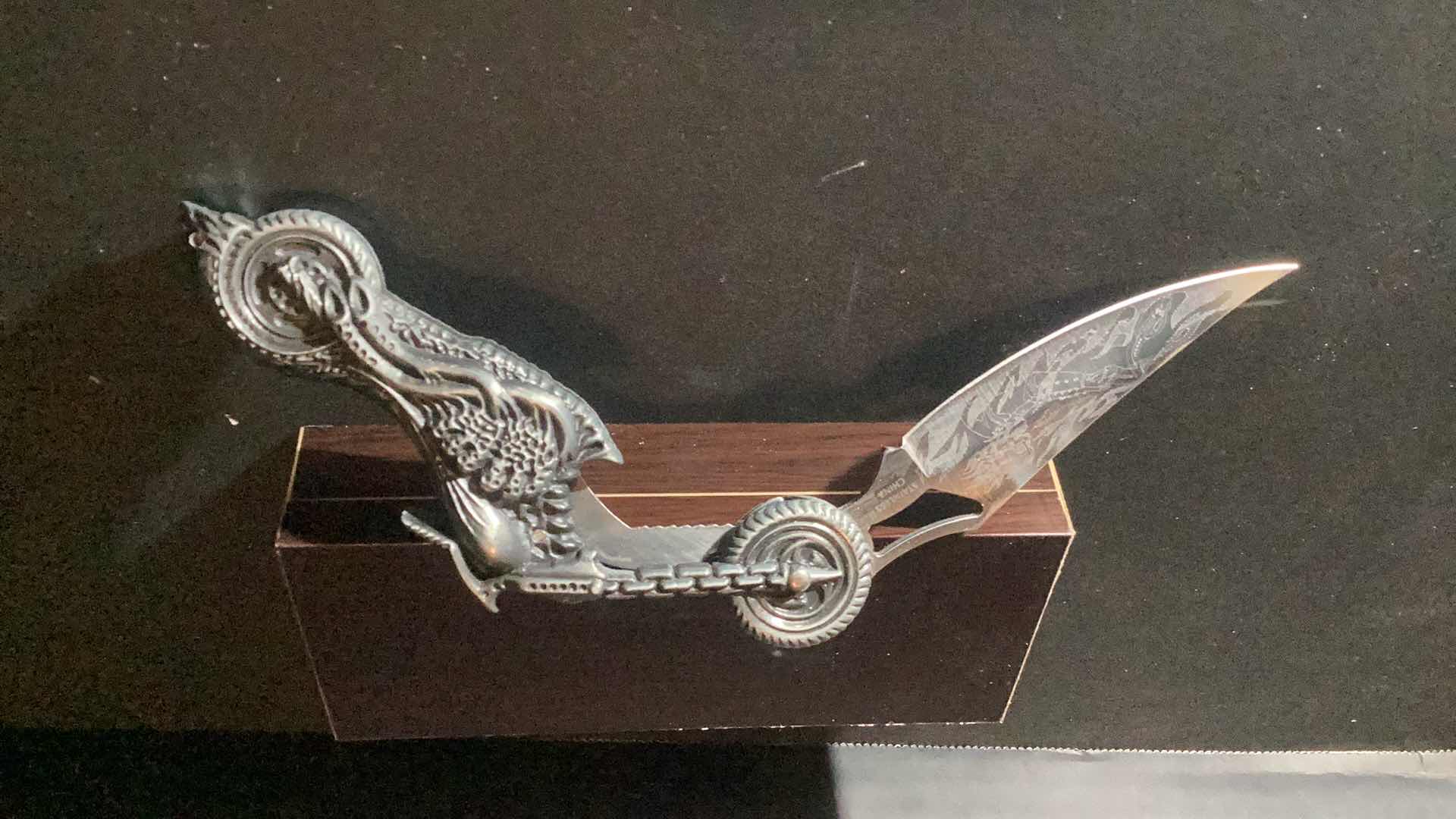 Photo 4 of MARVEL GHOST RIDER INSPIRED MOTORCYCLE KNIFE