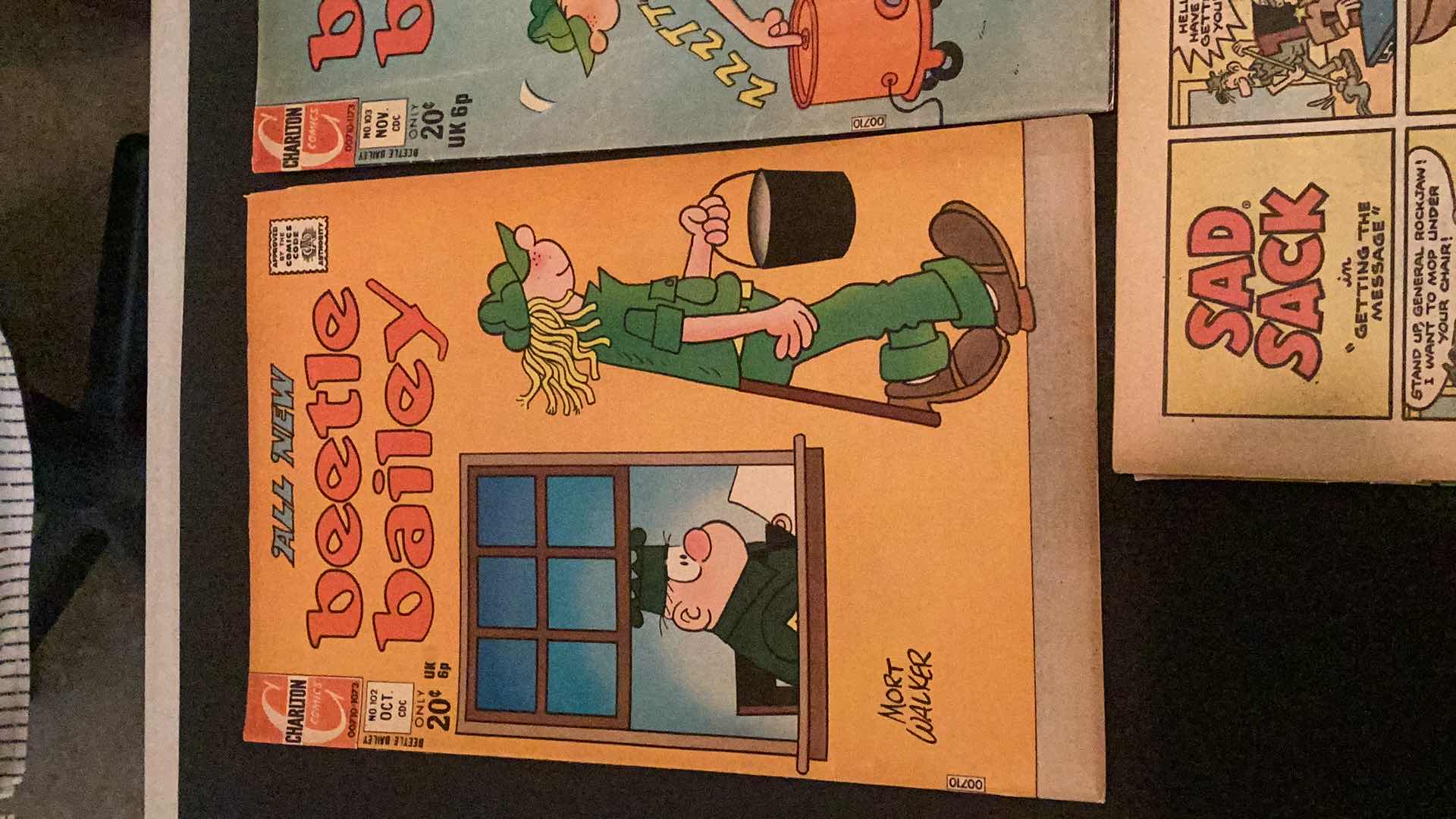 Photo 1 of BEETLE BAILEY #102 1973, #103 1973, Sad Sack #215 1970