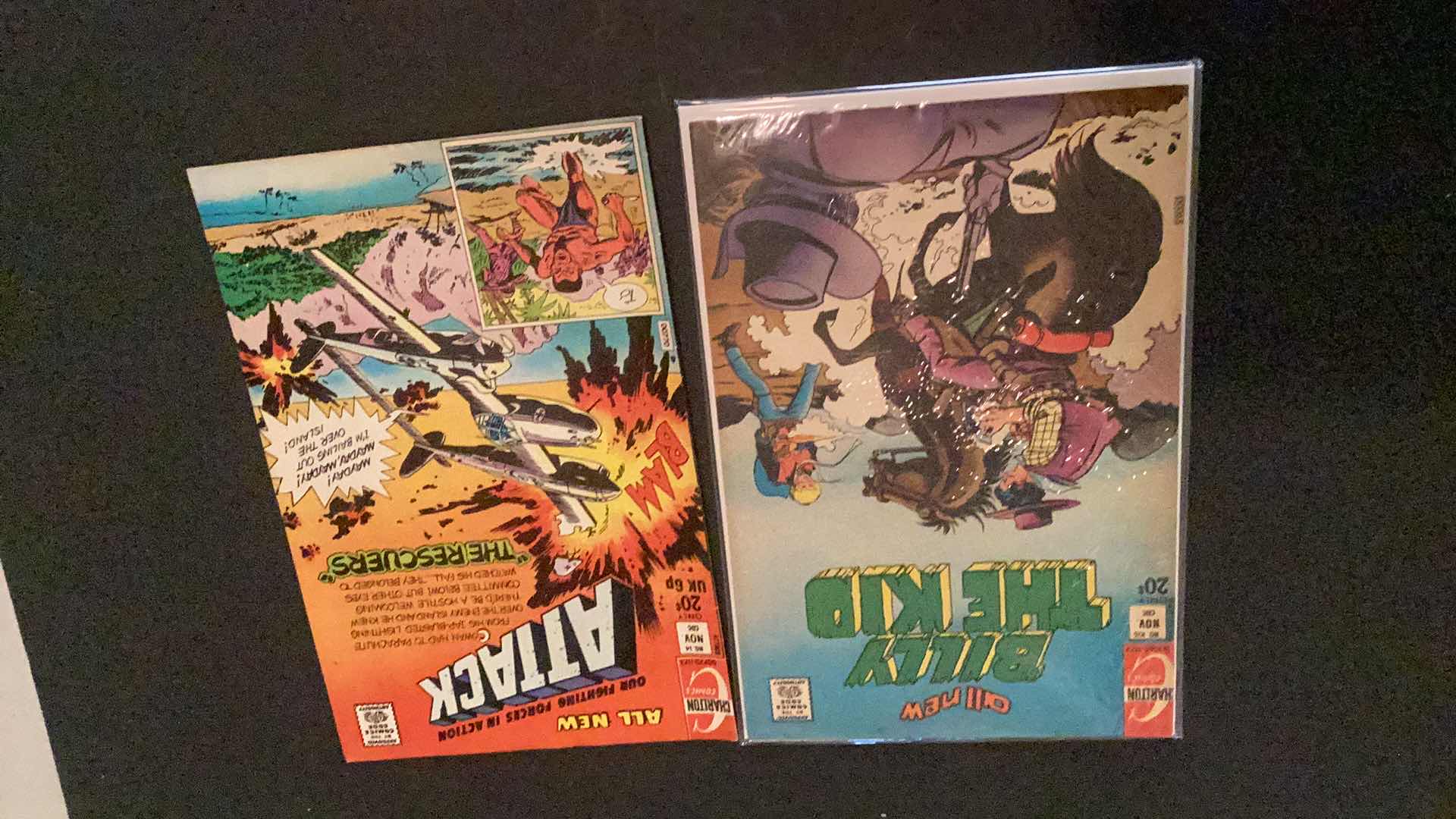 Photo 1 of BILLY THE KID #105 1973, FIGHTING FORCES IN ACTION ATTACK#14 1973