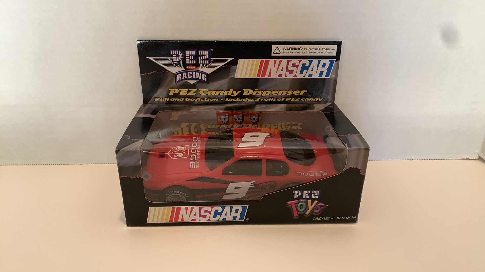 Photo 1 of 2003 PEZ CANDY DISPENSER NASCAR NUMBER 9