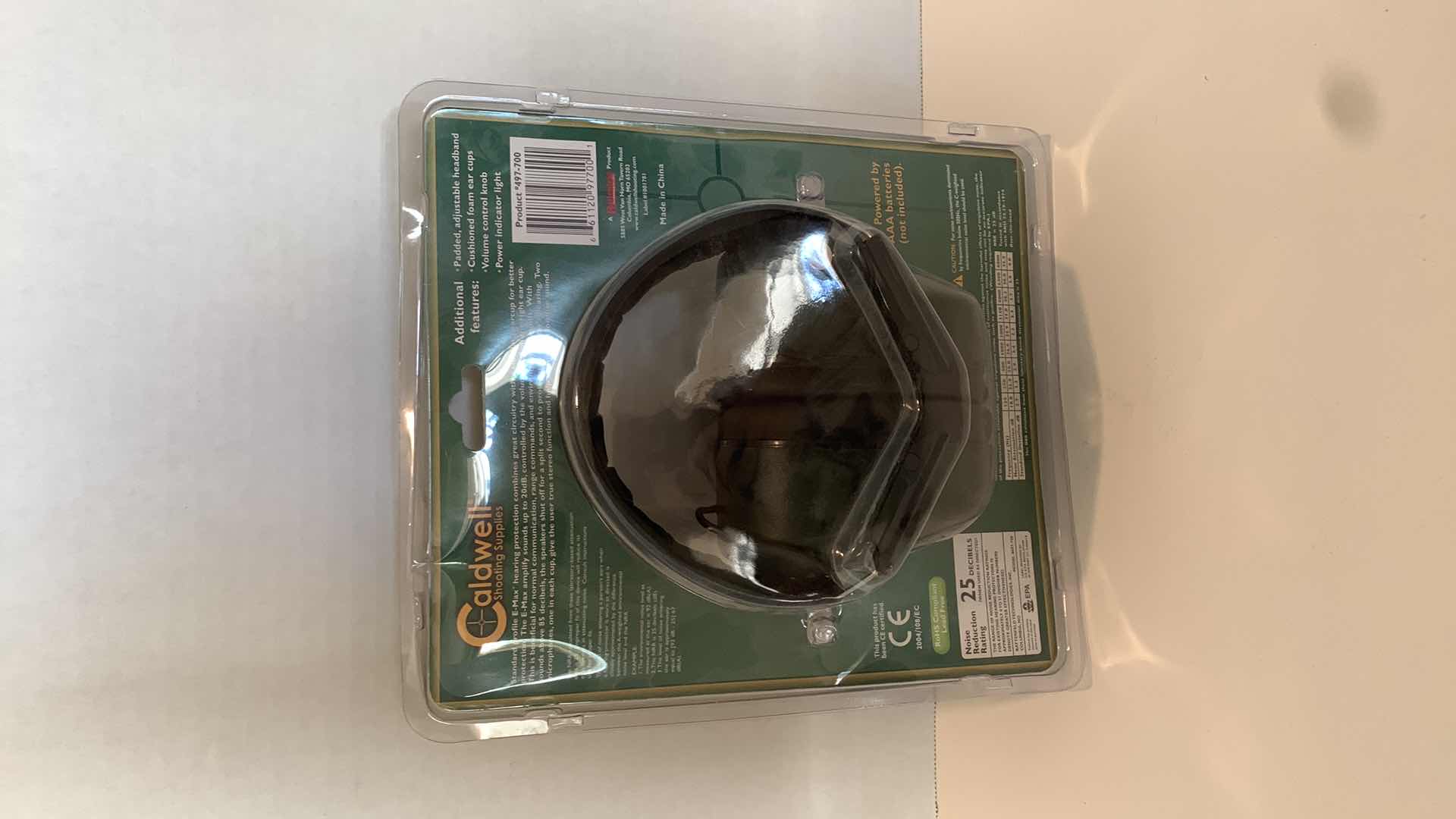 Photo 1 of CALDWELL E-MAX ELECTRONIC STEREO HEARING PROTECTION NRR 25 DB