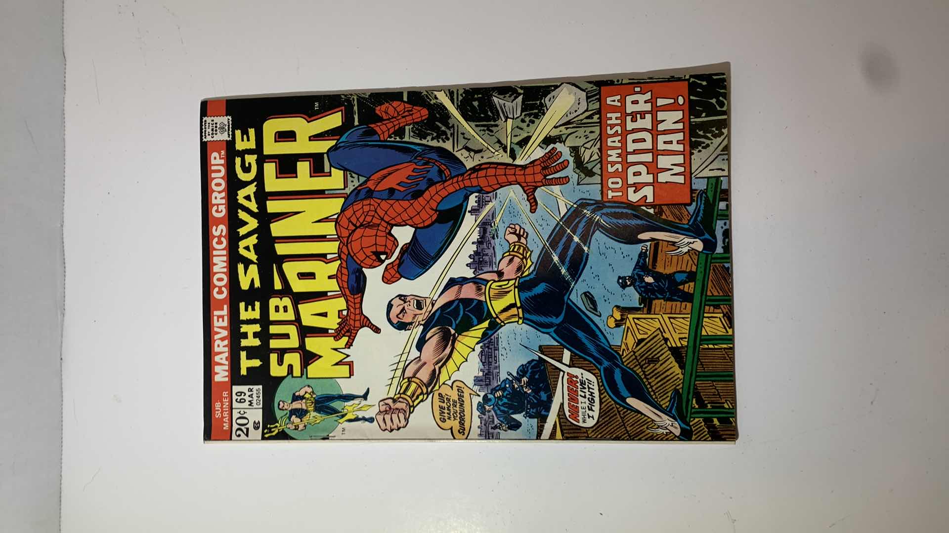 Photo 1 of MARVEL 1973 THE SAVAGE SUB-MARINER COMIC
