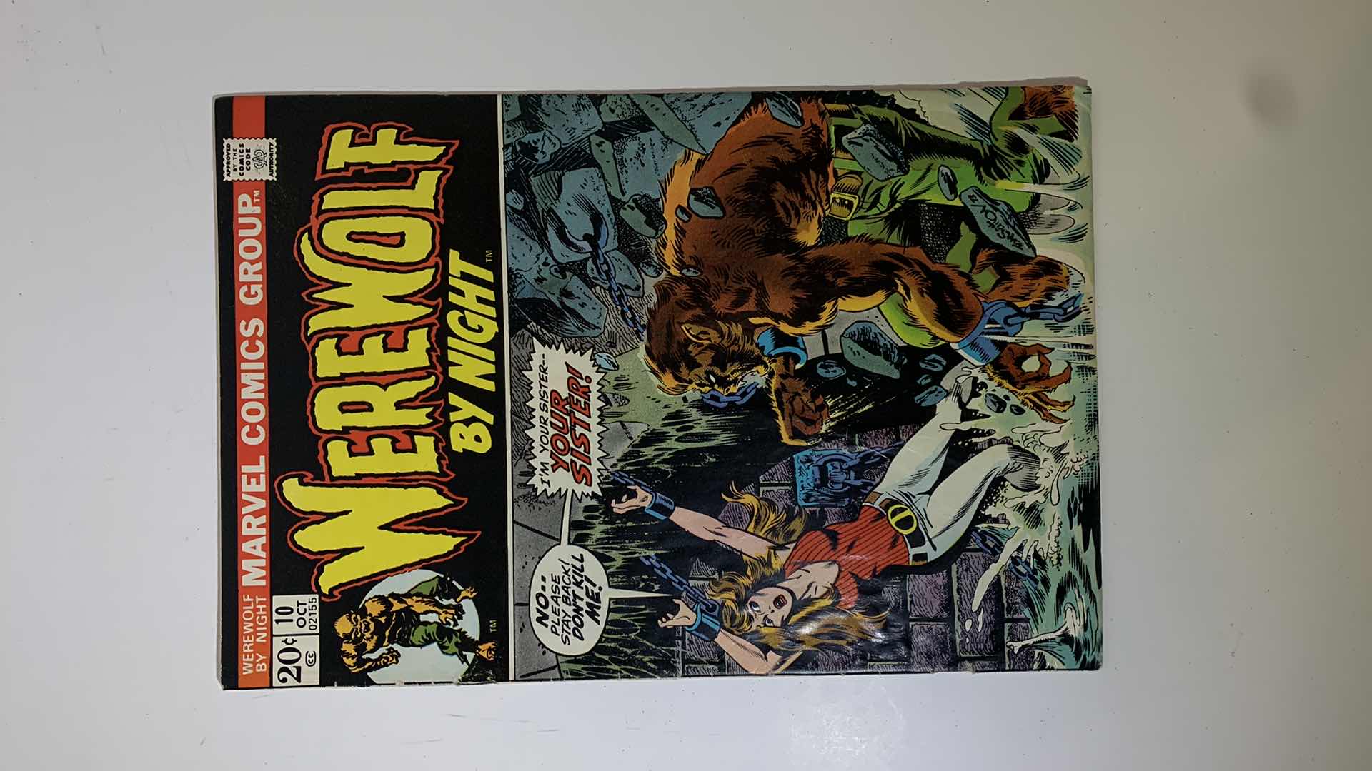 Photo 1 of MARVEL 1973 WEREWOLF BY NIGHT COMIC