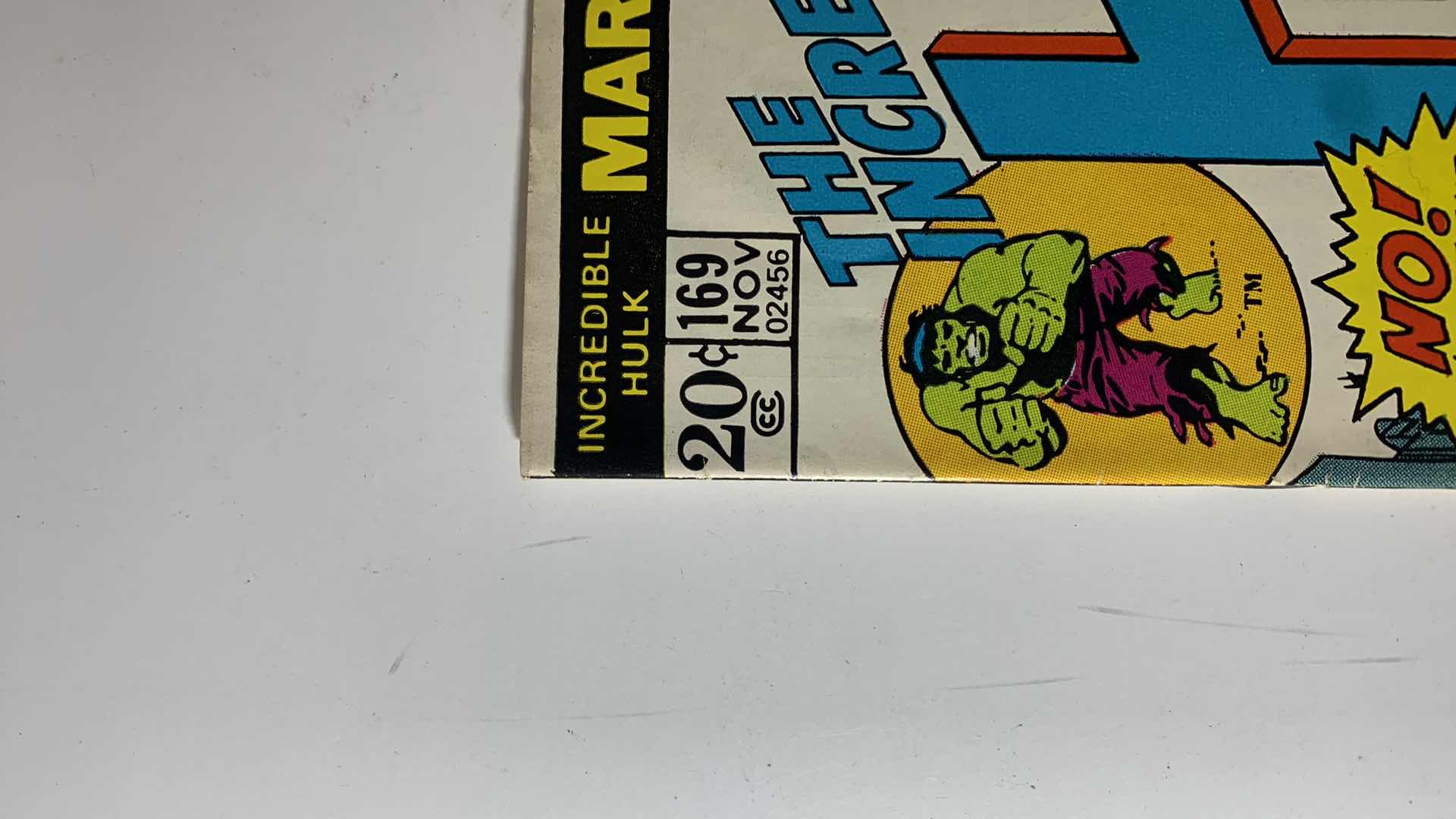 Photo 1 of MARVEL 1973 THE INCREDIBLE HULK COMIC