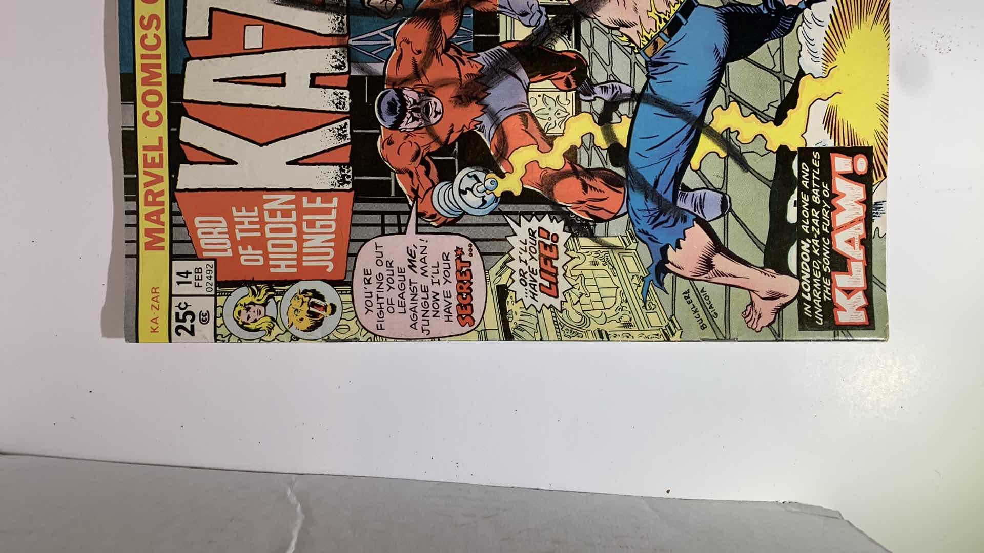 Photo 1 of MARVEL 1973 AND 1976 KA-ZAR, WAR OF THE WORLDS, AND THE AVENGERS COMICS