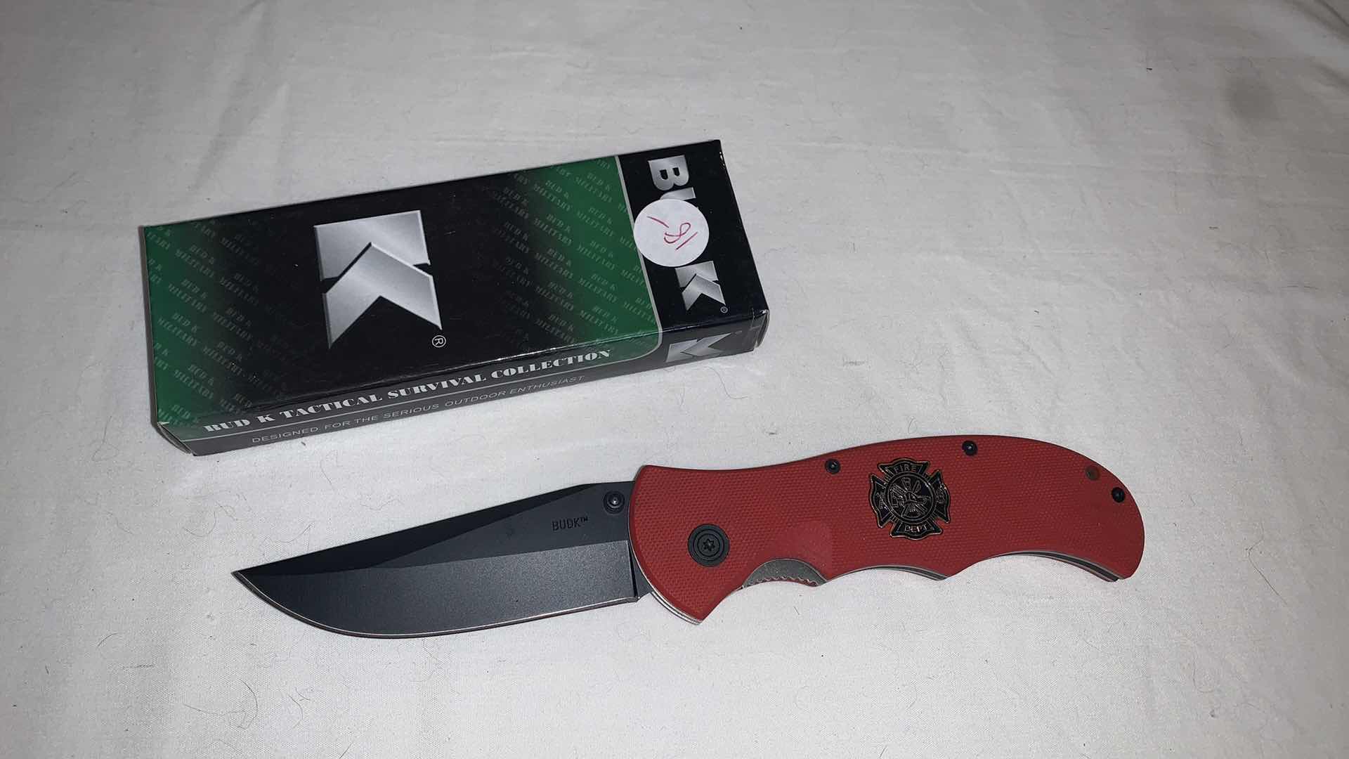 Photo 1 of BUD K TACTICAL FIRE DEPT KNIFE