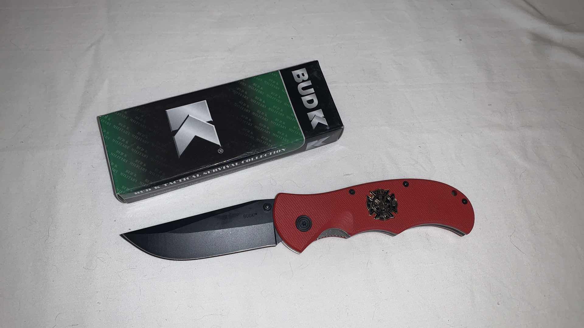 Photo 1 of BUD K TACTICAL FIRE DEPT KNIFE