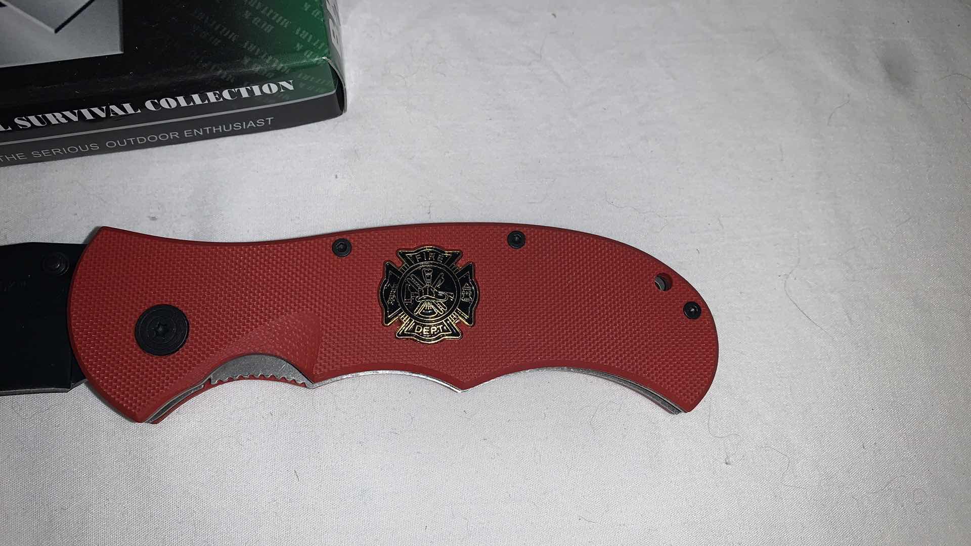 Photo 1 of BUD K TACTICAL FIRE DEPT KNIFE