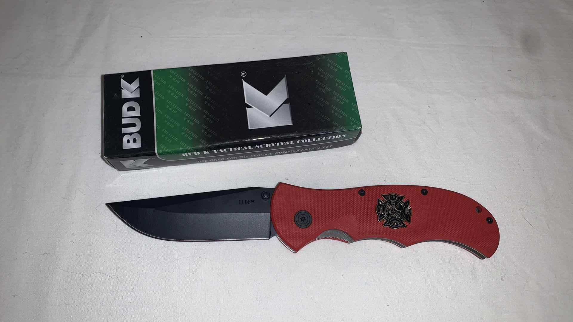 Photo 1 of BUD K TACTICAL FIRE DEPT KNIFE
