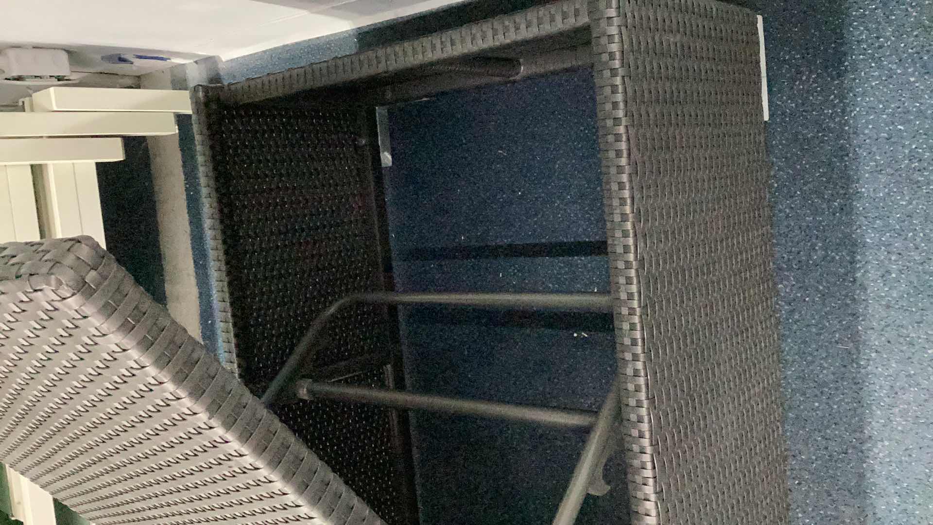 Photo 3 of BASKET WEAVE POOL LOUNGE CHAIR 26” X 79” H 14”