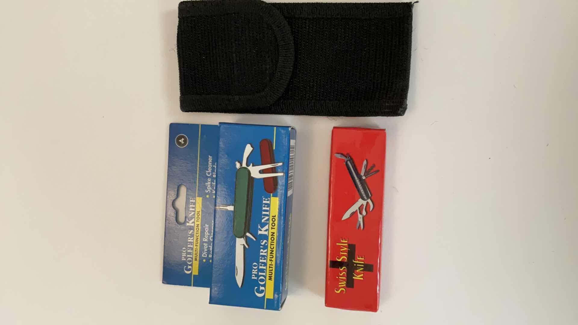 Photo 1 of 2 POCKET KNIVES AND HOLDER