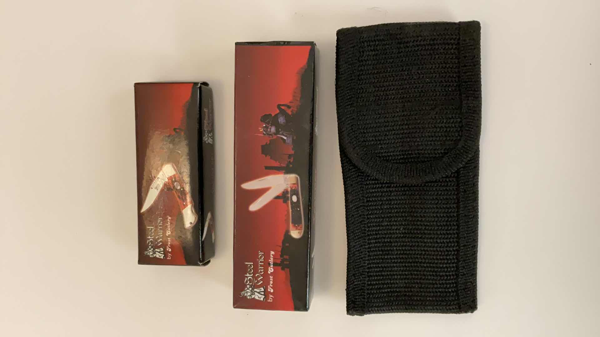 Photo 1 of 2 POCKET KNIVES AND HOLDER