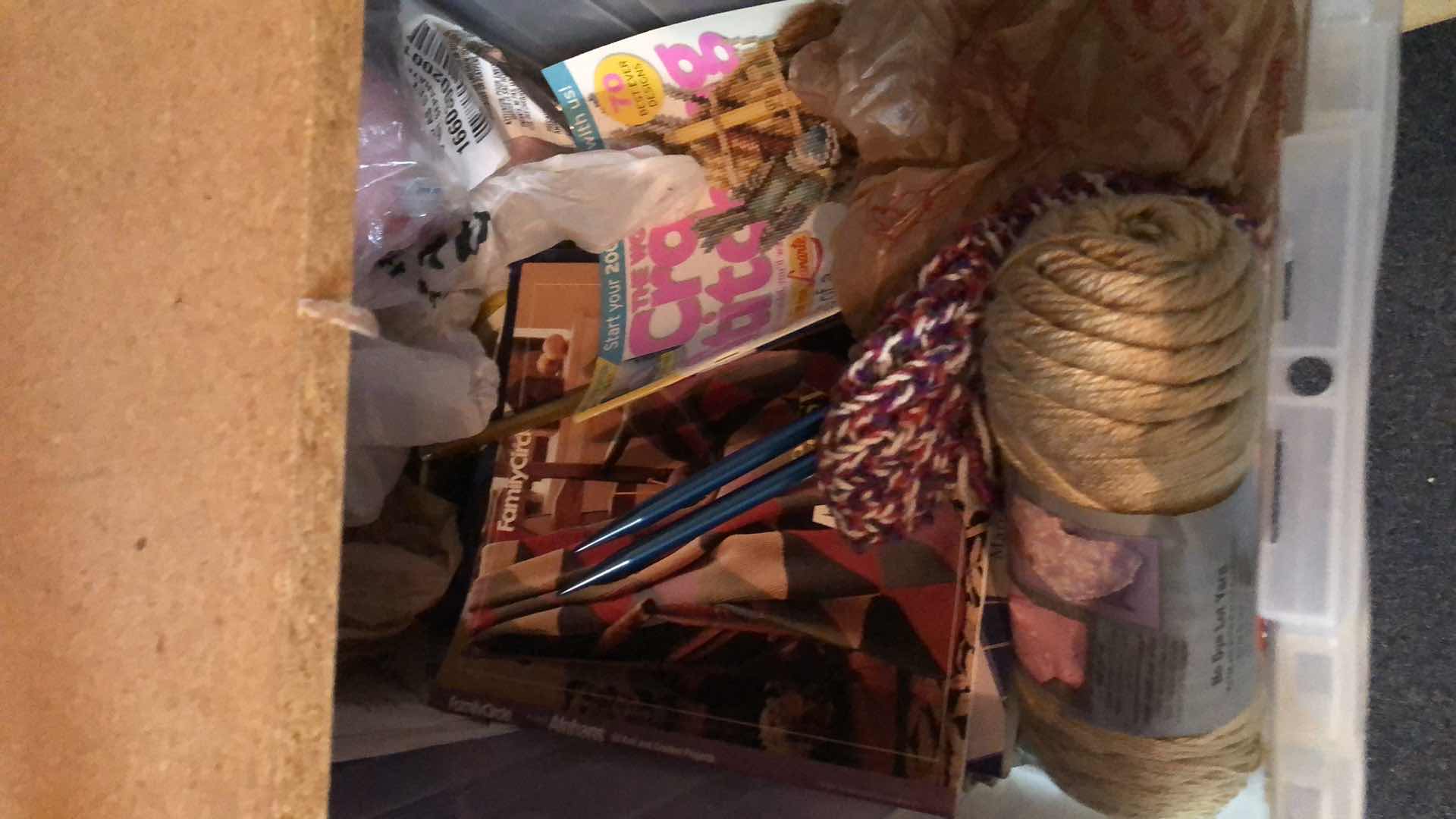 Photo 1 of KNITTING AND SEWING SUPPLIES