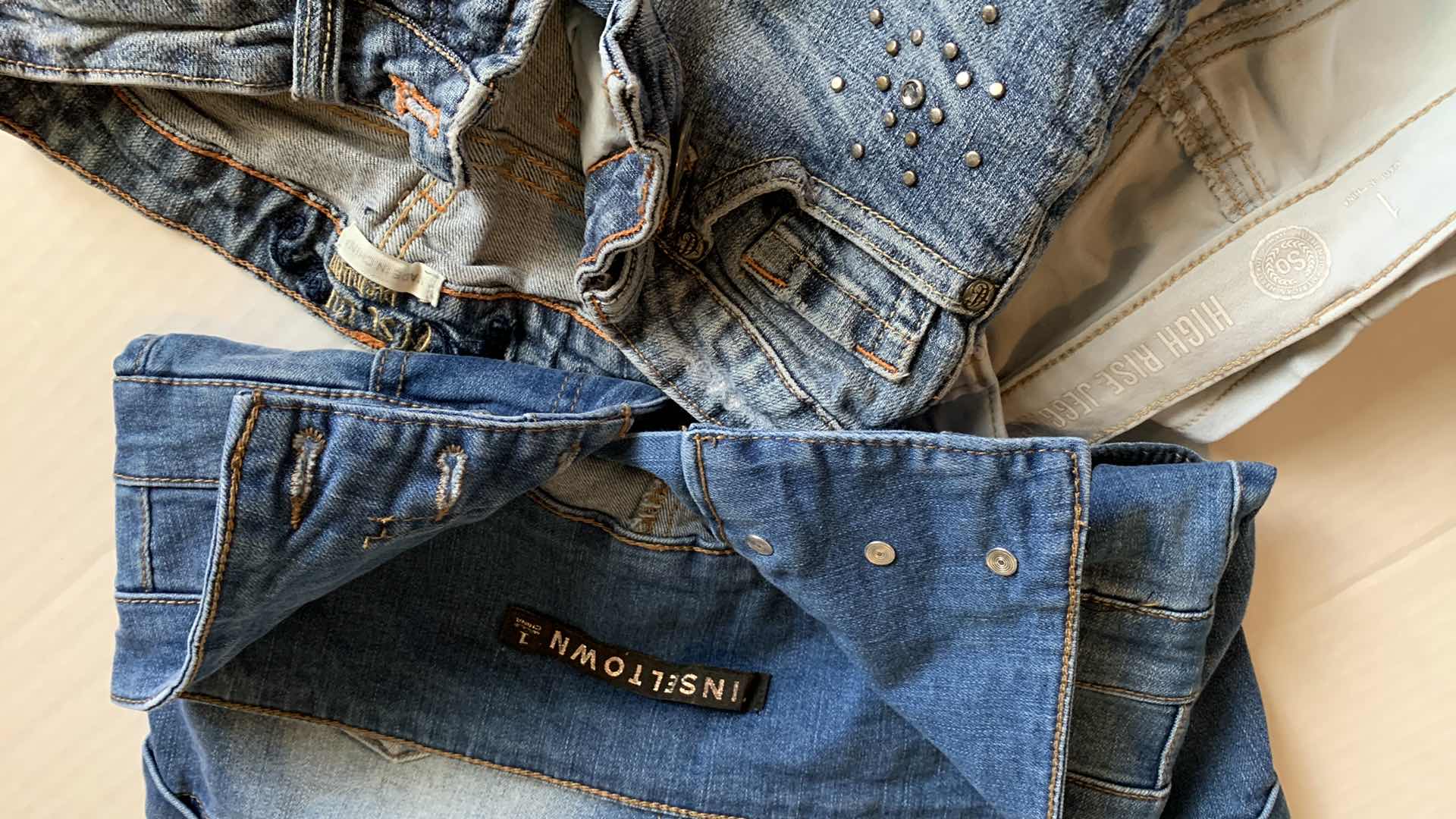 Photo 1 of 3 PAIRS OF GIRLS SHORTS AND PANTS SIZE 1