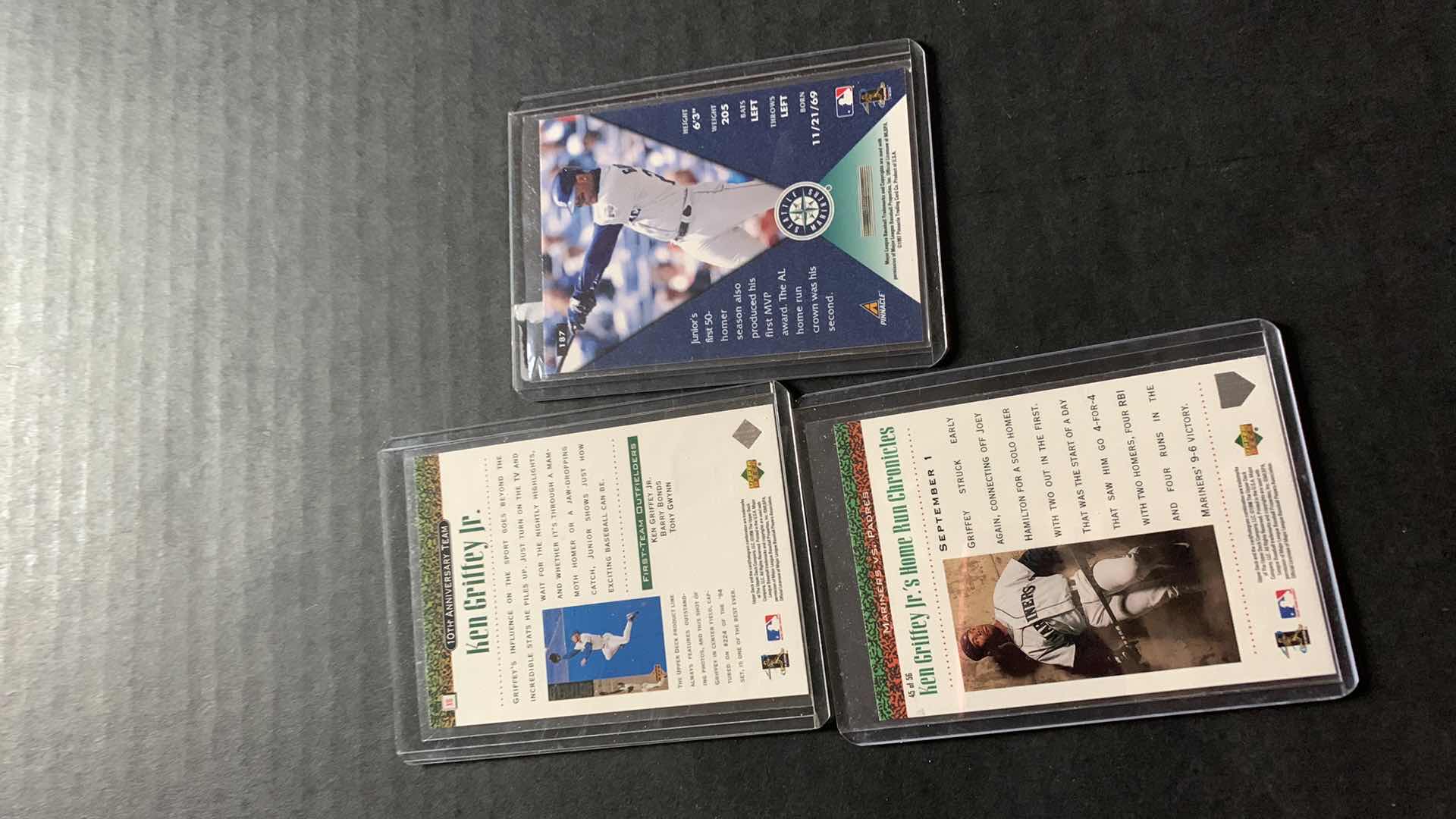 Photo 1 of MLB BASEBALL KEN GRIFFEY JR. CARDS