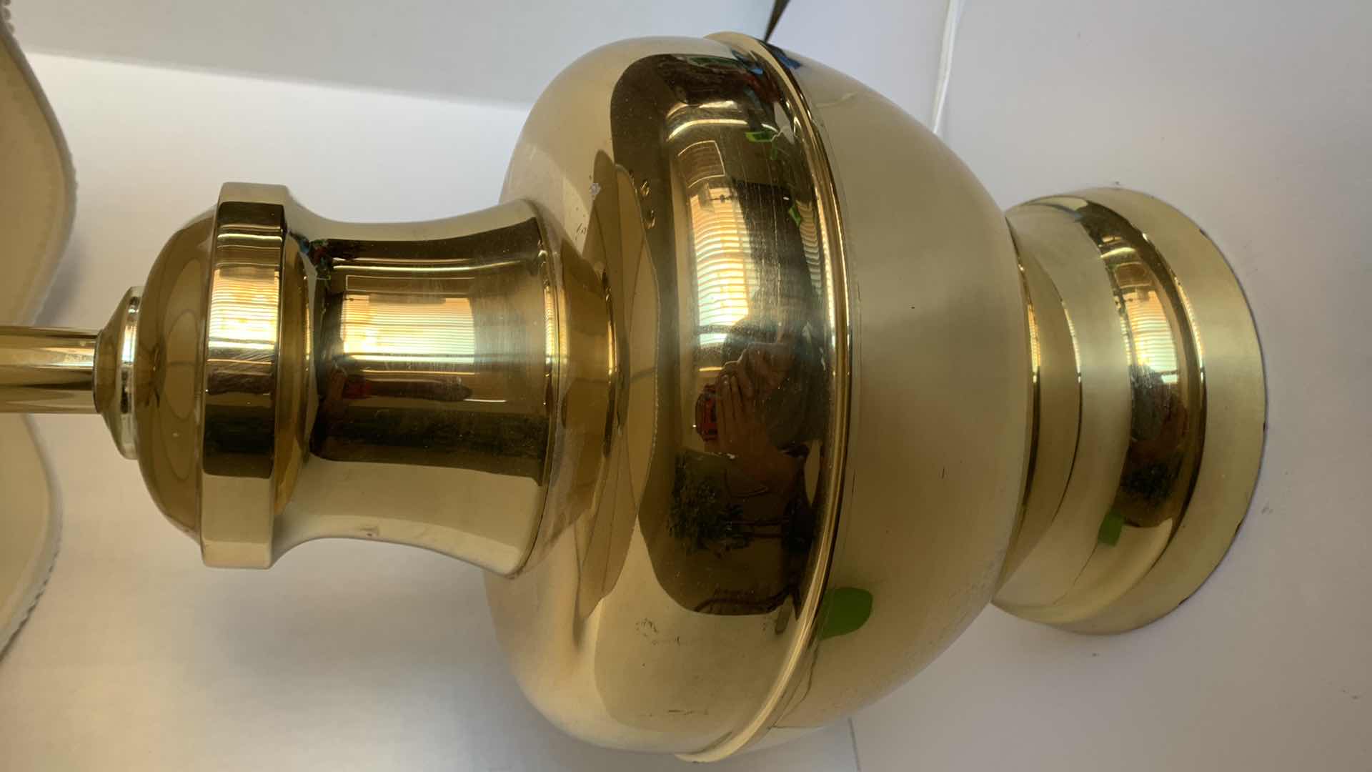 Photo 1 of BRASS LAMP H 27"