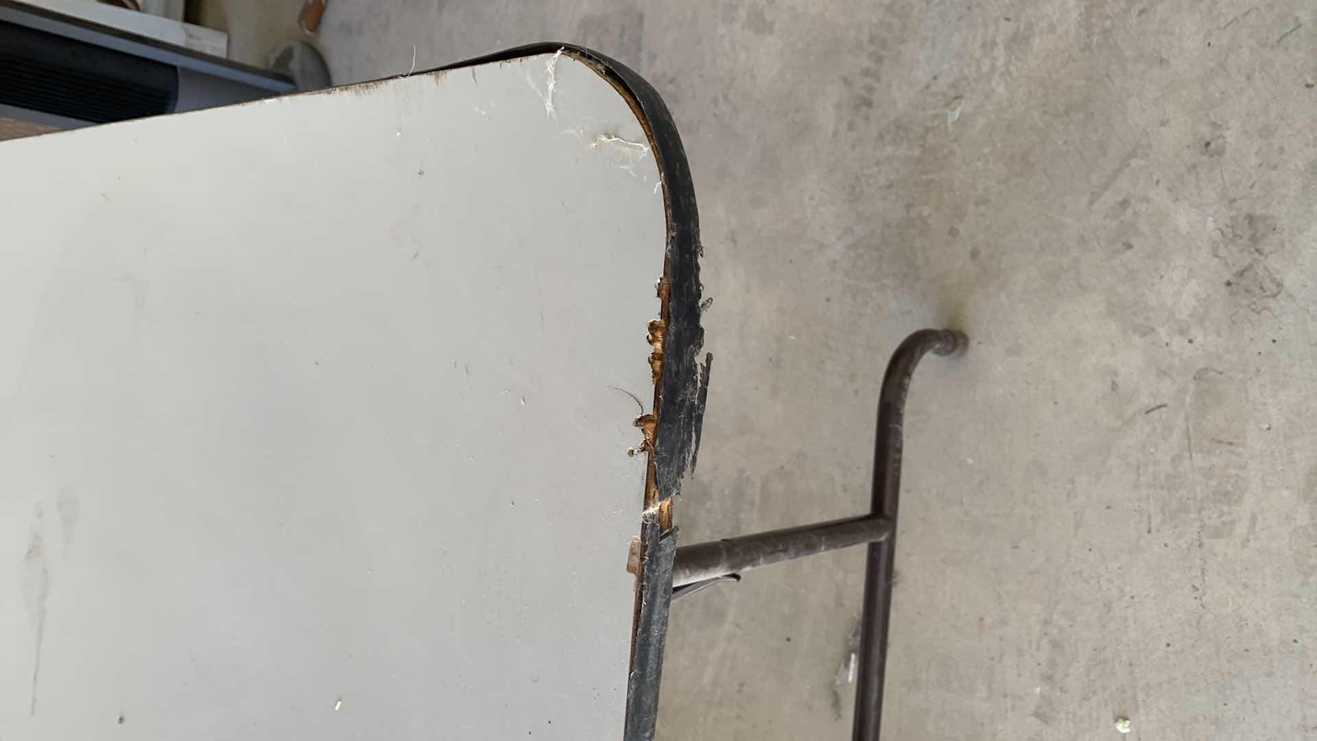 Photo 1 of 6'  WOOD VENEER FOLDING BUFFET TABLE