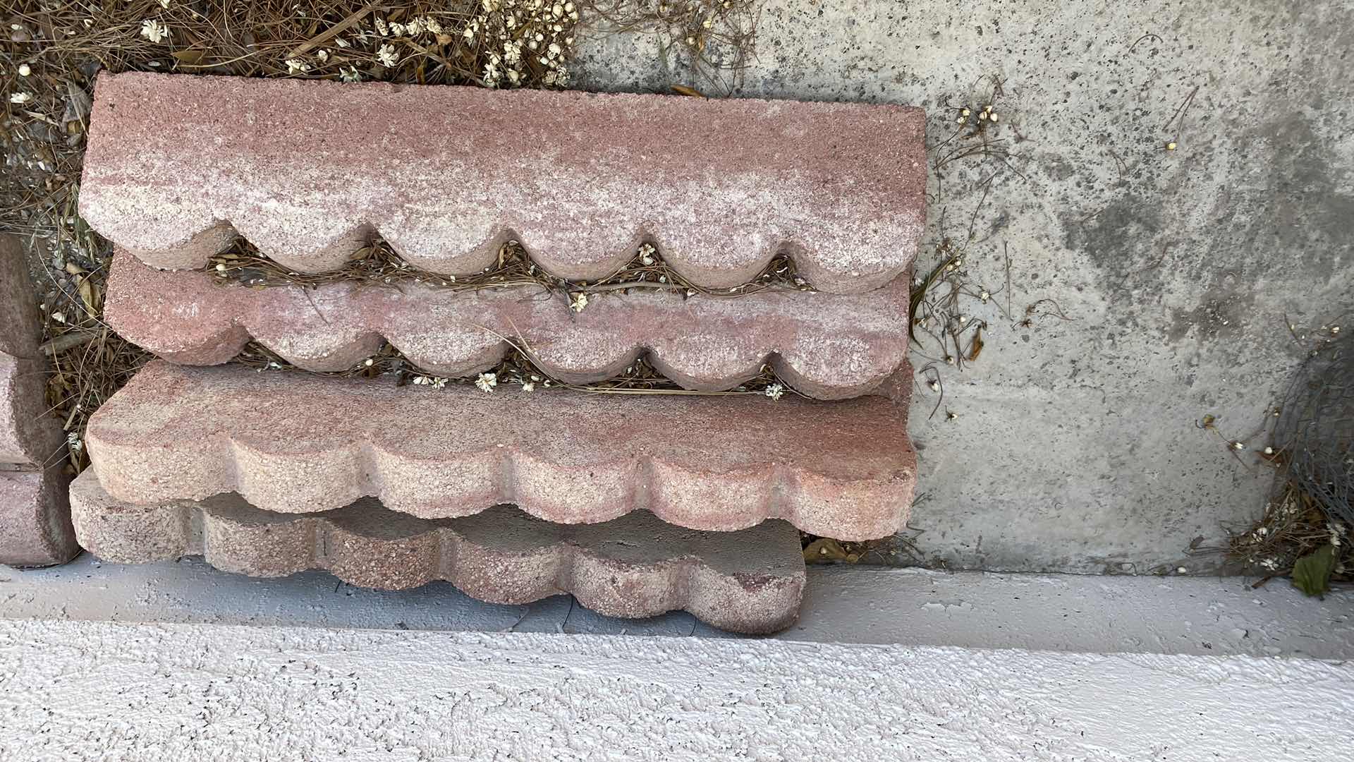 Photo 1 of GARDEN SUPPLIES TOMATO CAGES FENCE POLES FOR VINES SCALLOPED BRICK EDGING AND BRICKS