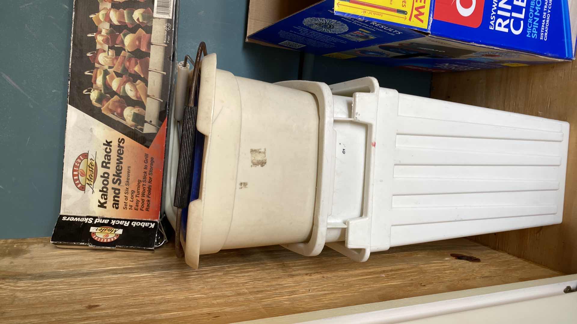 Photo 1 of CONTENTS SHELF GARAGE CABINET MOP SYSTEM PAIL TRASH CANS AND MORE