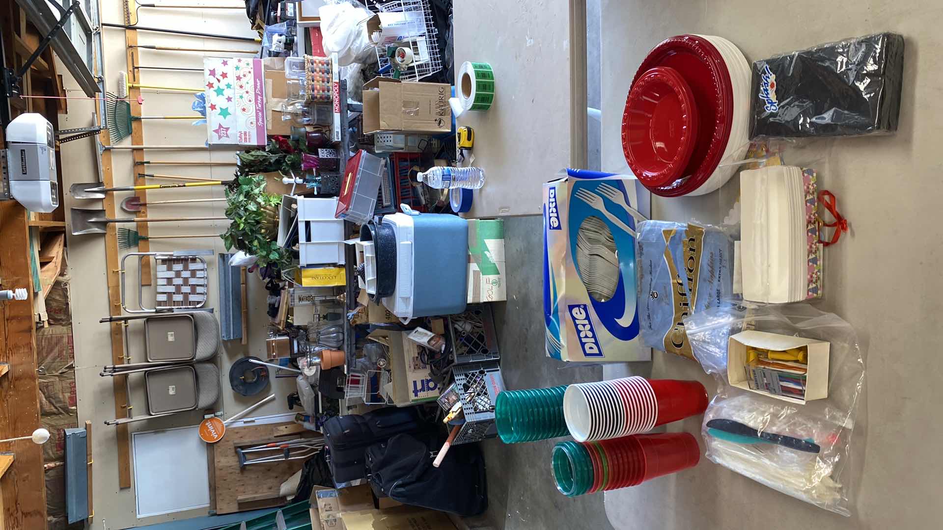 Photo 1 of BOX OF PARTY SUPPLIES