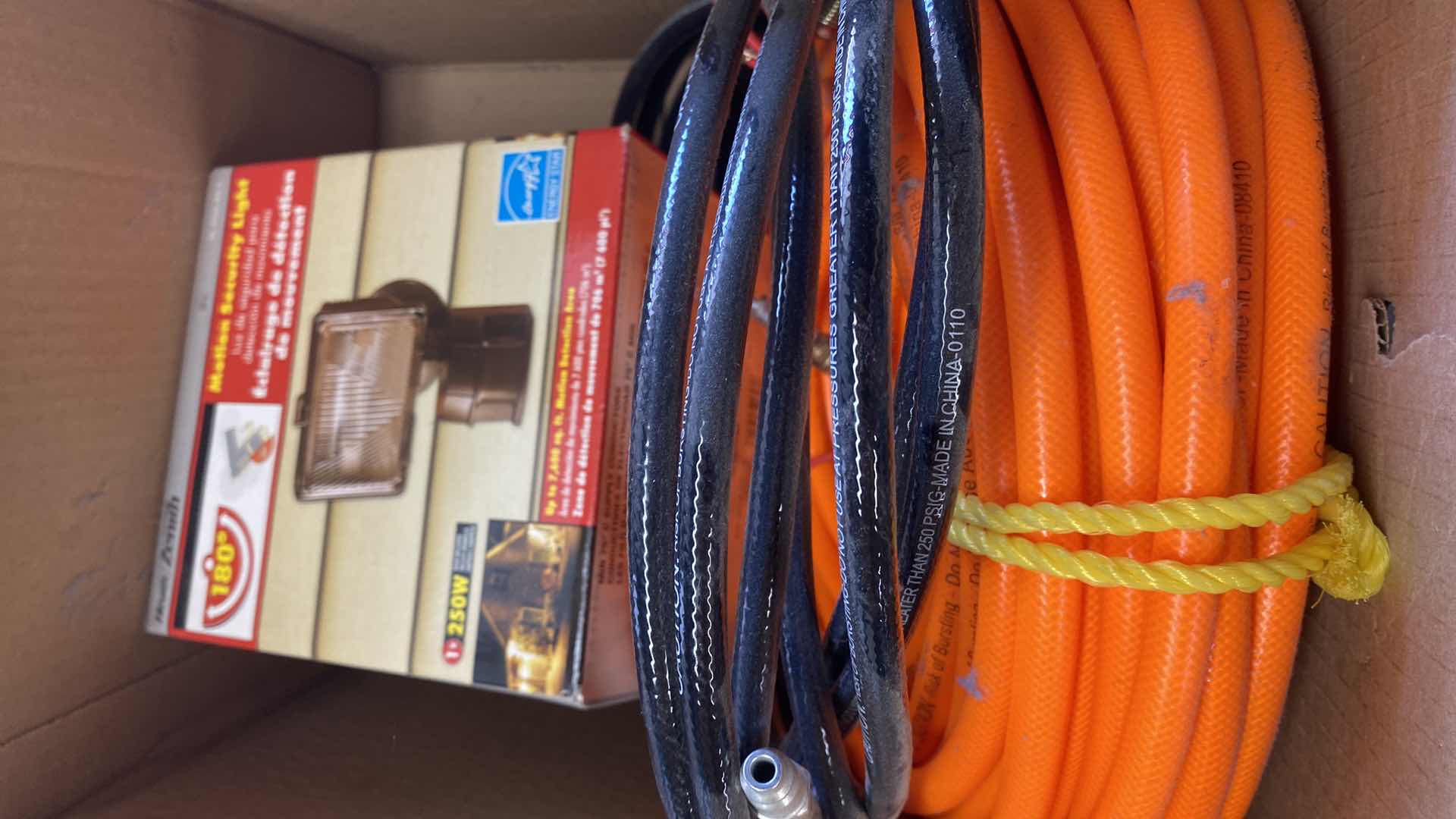 Photo 1 of AIR HOSES AND MOTION SECURITY LIGHT