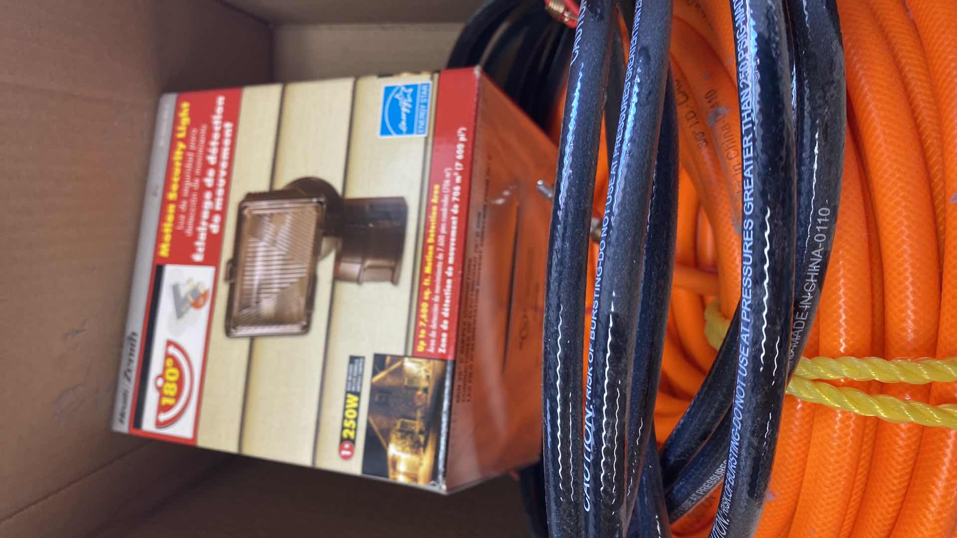 Photo 1 of AIR HOSES AND MOTION SECURITY LIGHT