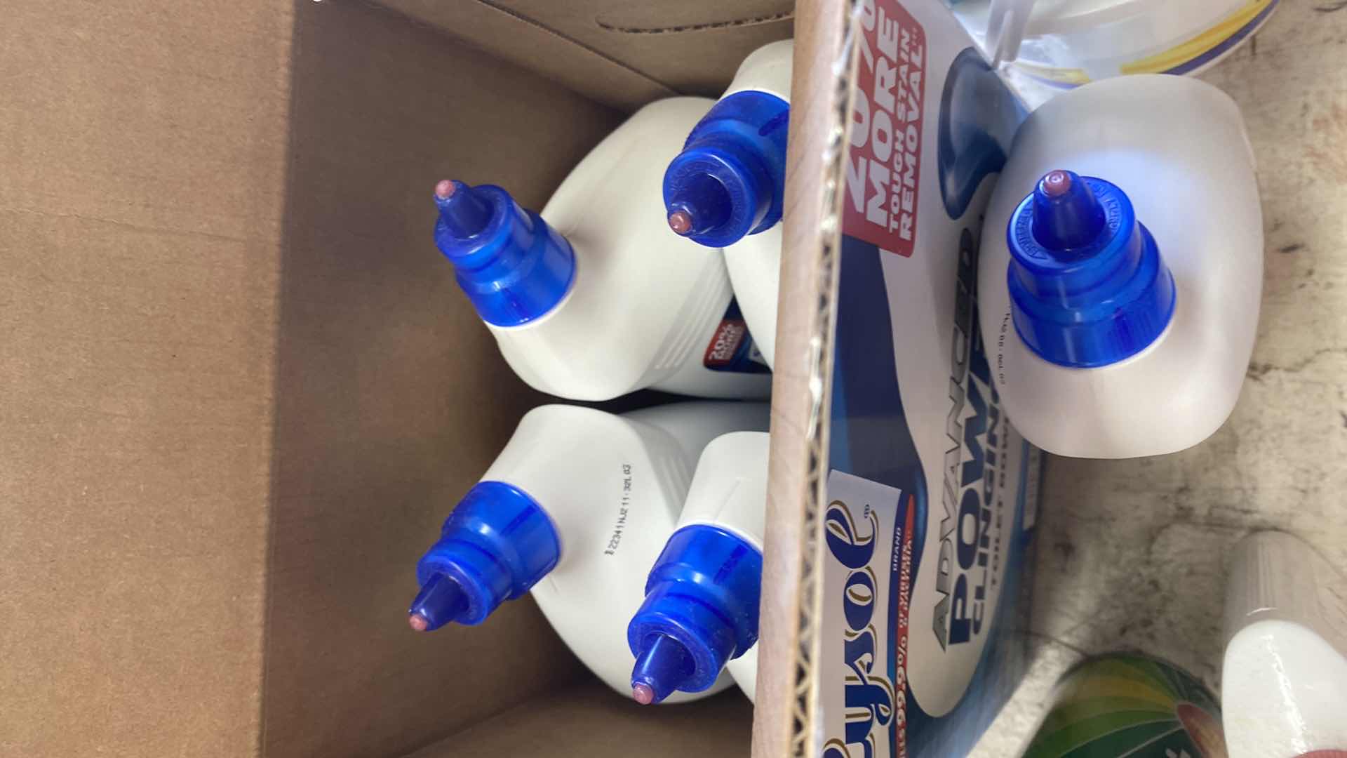 Photo 1 of CLEANING SUPPLIES 2 BOXES