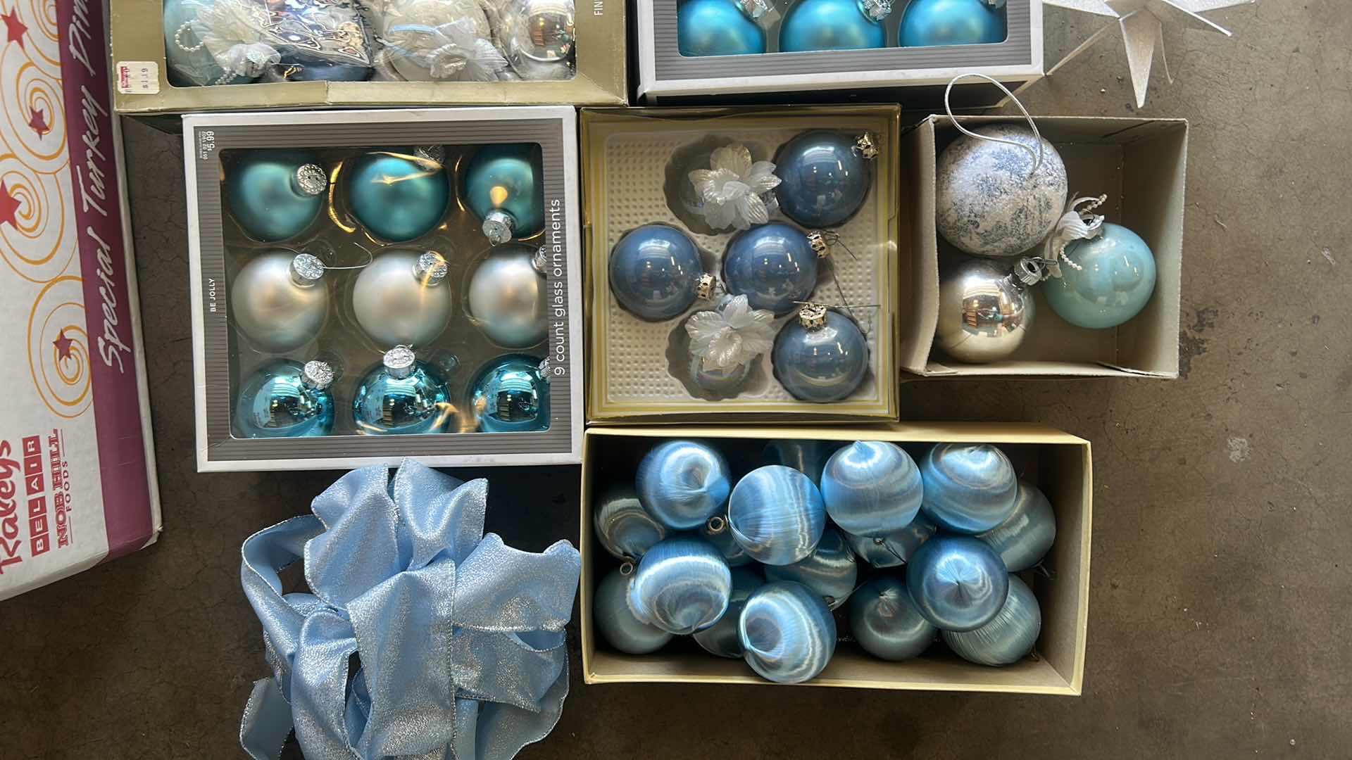 Photo 1 of BLUE AND SILVER CHRISTMAS DECOR