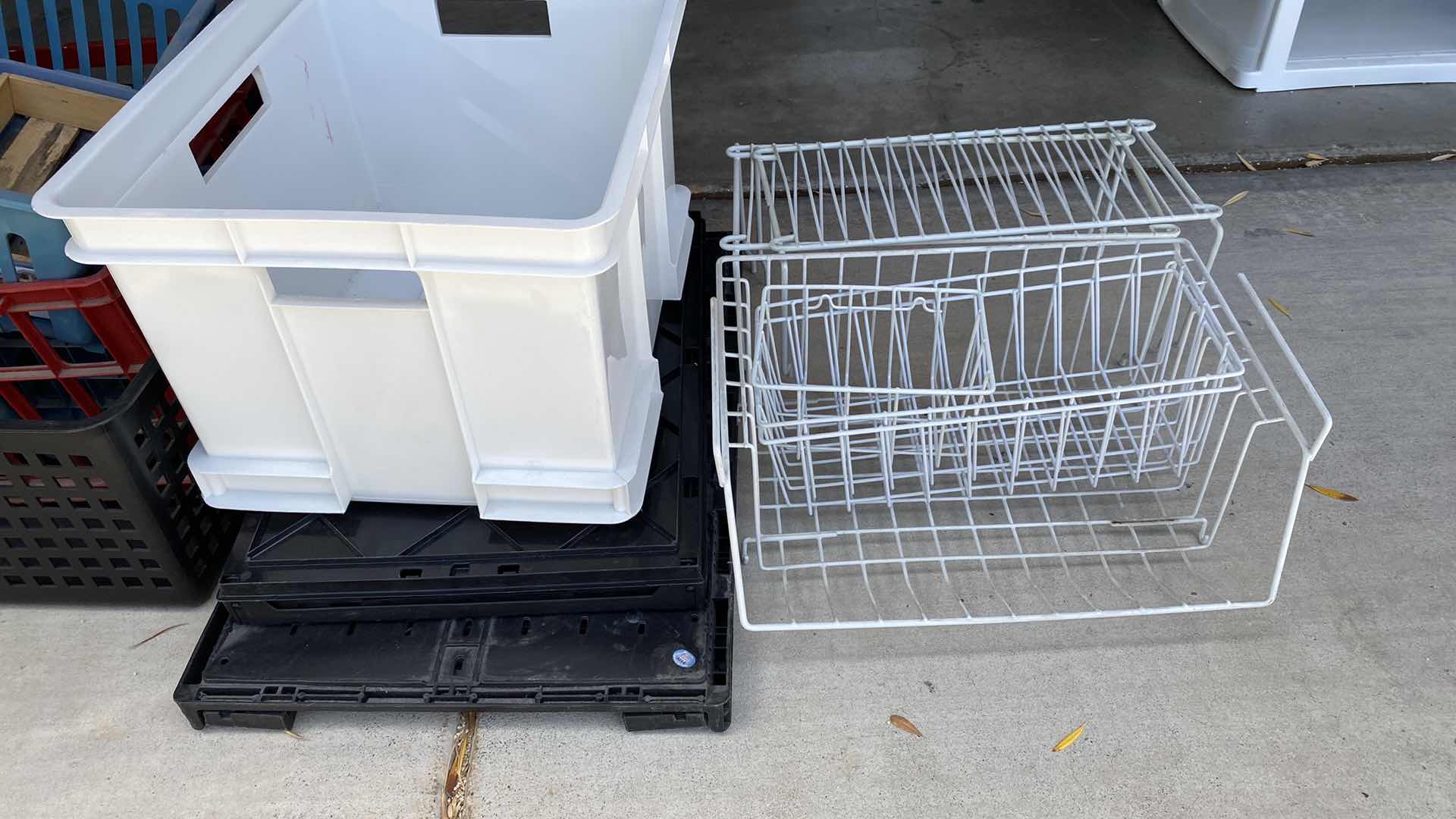 Photo 1 of ASSORTED TOTES AND CRATES