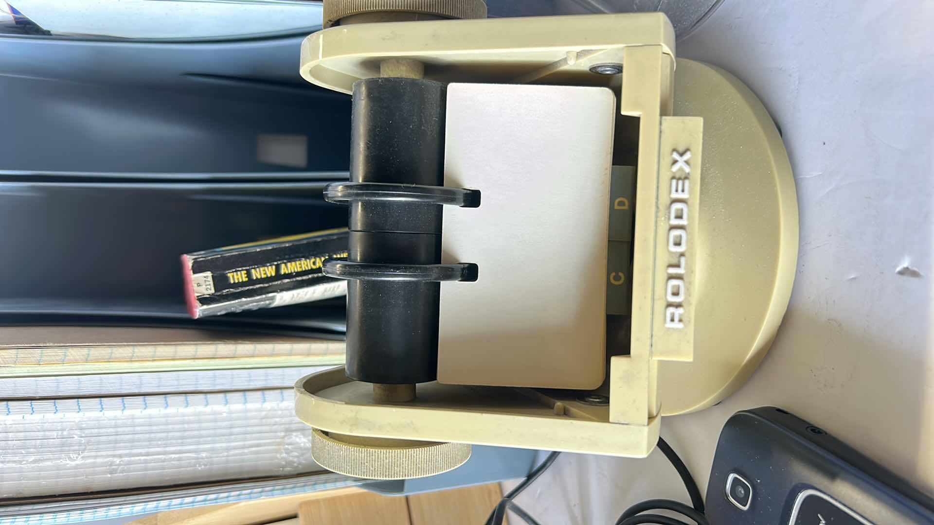 Photo 1 of OFFICE ITEMS WITH VINTAGE ROLADEX