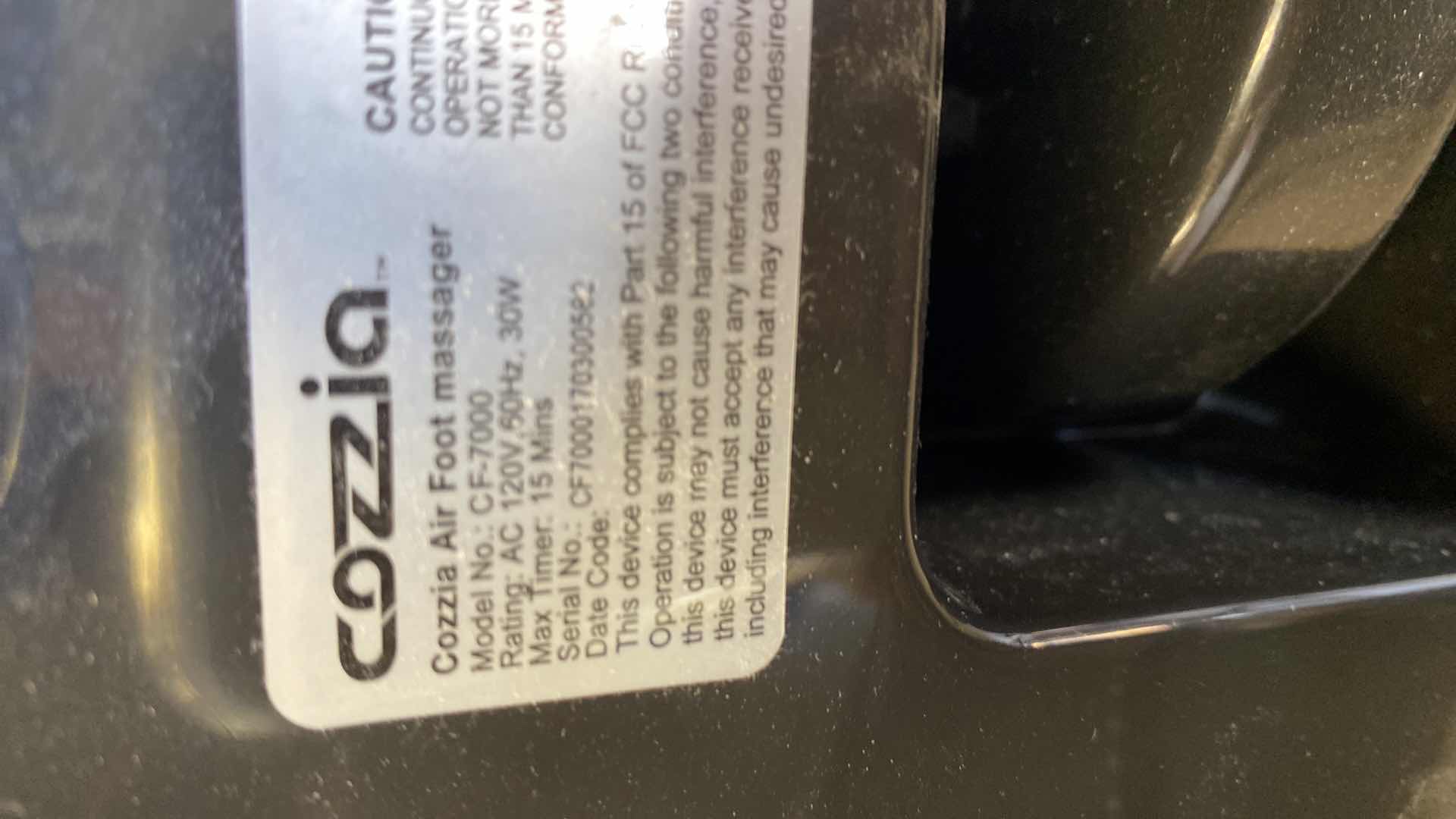 Photo 1 of COZZIA FOOT MASSAGER