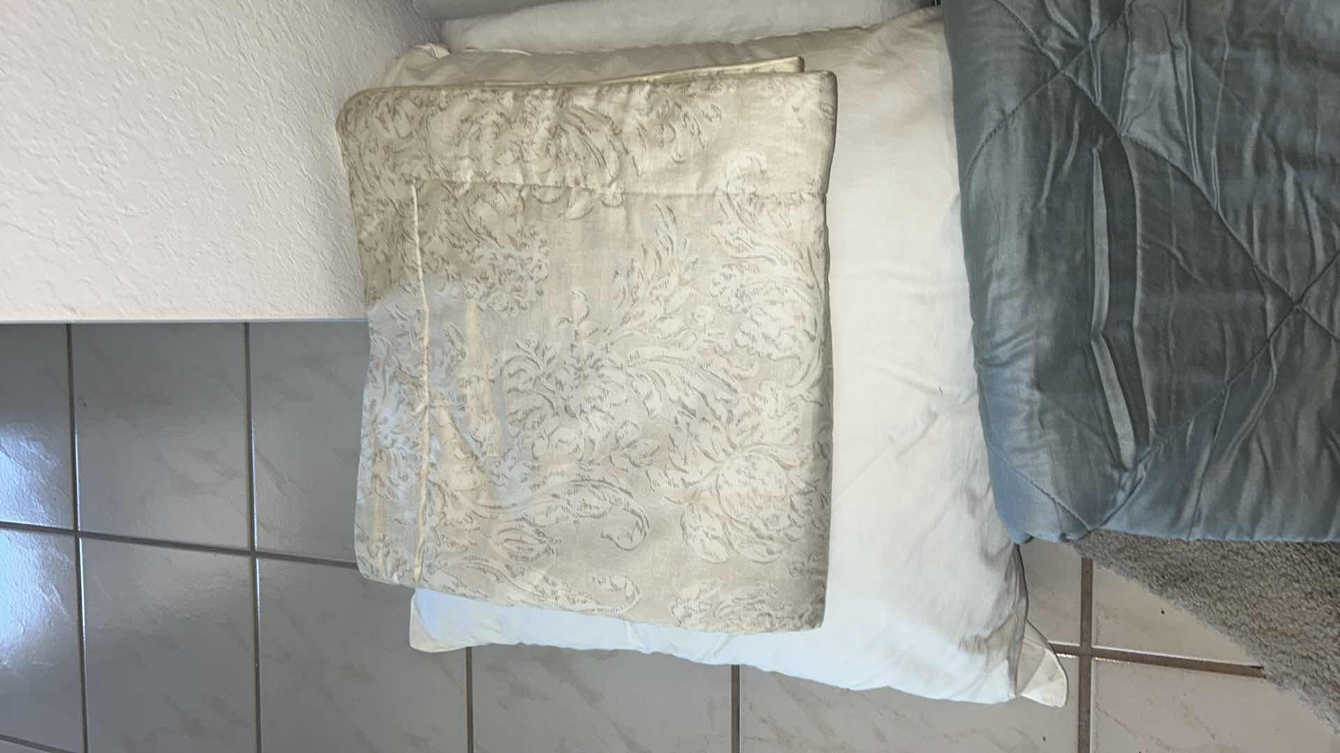 Photo 1 of LINEN AND PILLOW ASSORTMENT