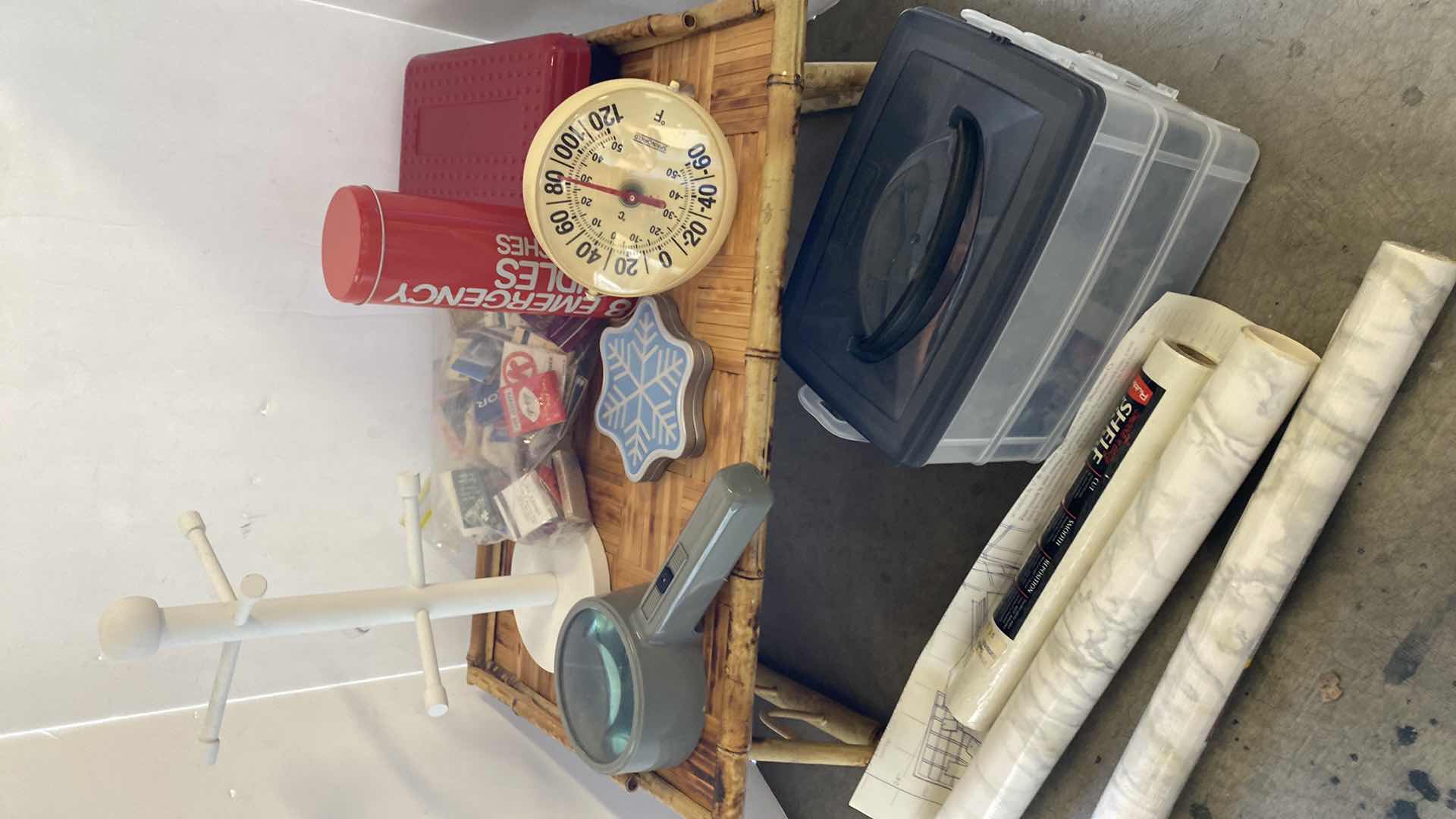 Photo 1 of BED TRAY AND MISC HOUSEHOLD ITEMS