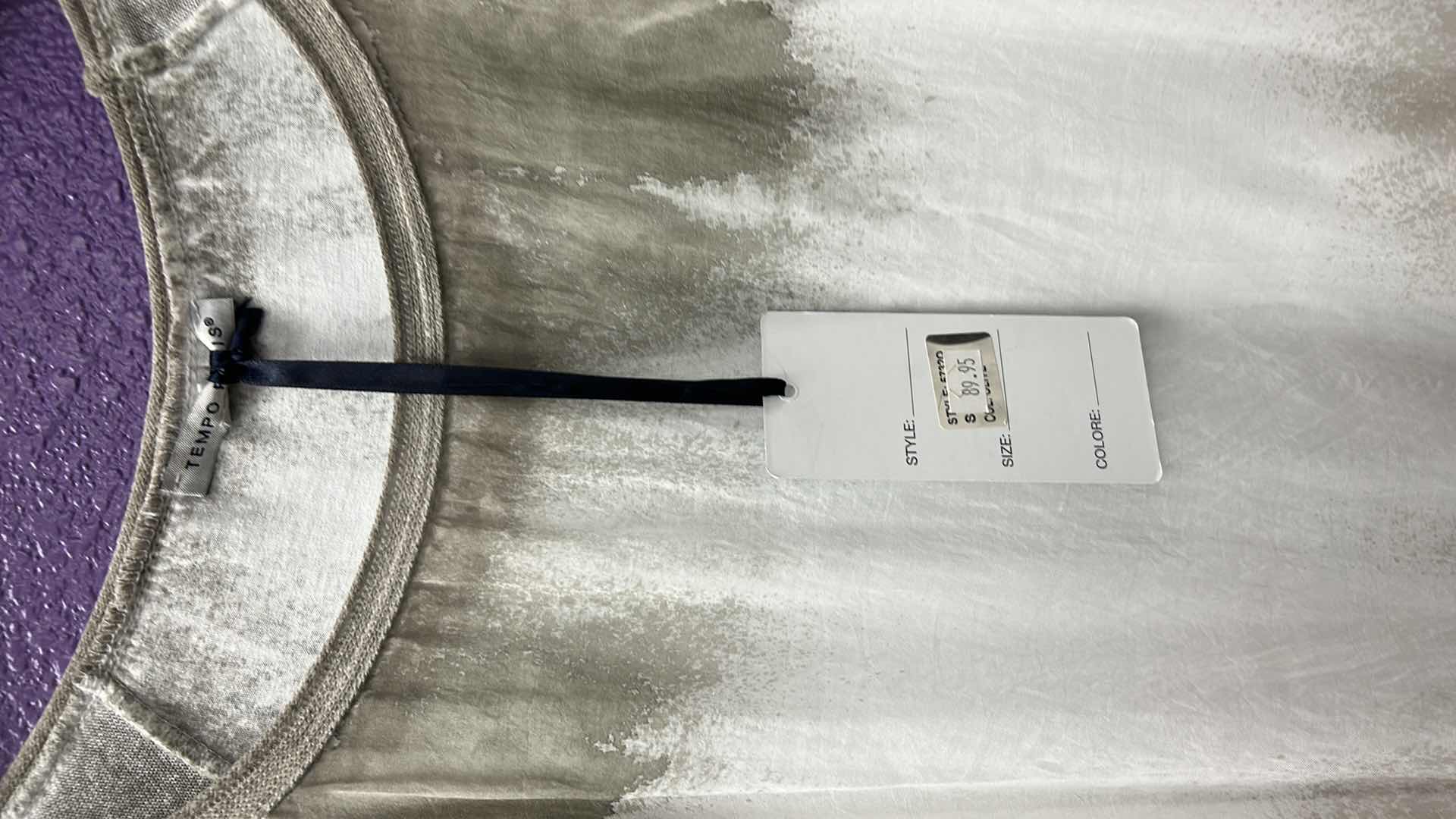 Photo 1 of NWT WOMEN'S SIZE LARGE BLOUSE -  tempo Paris  $89.95.