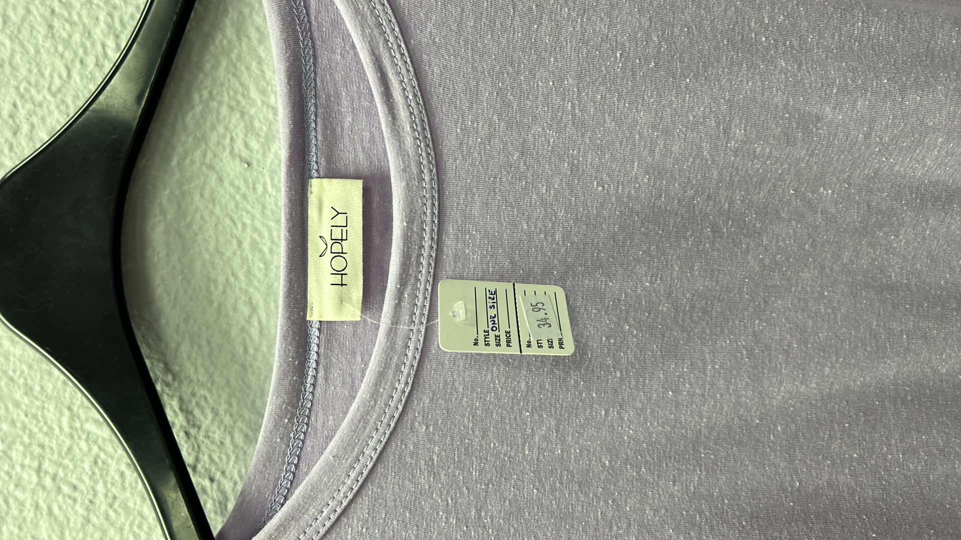 Photo 1 of 2 NWT WOMEN'S ONE SIZE - LAVENDER LONG SLEEVE TOPS $34.95