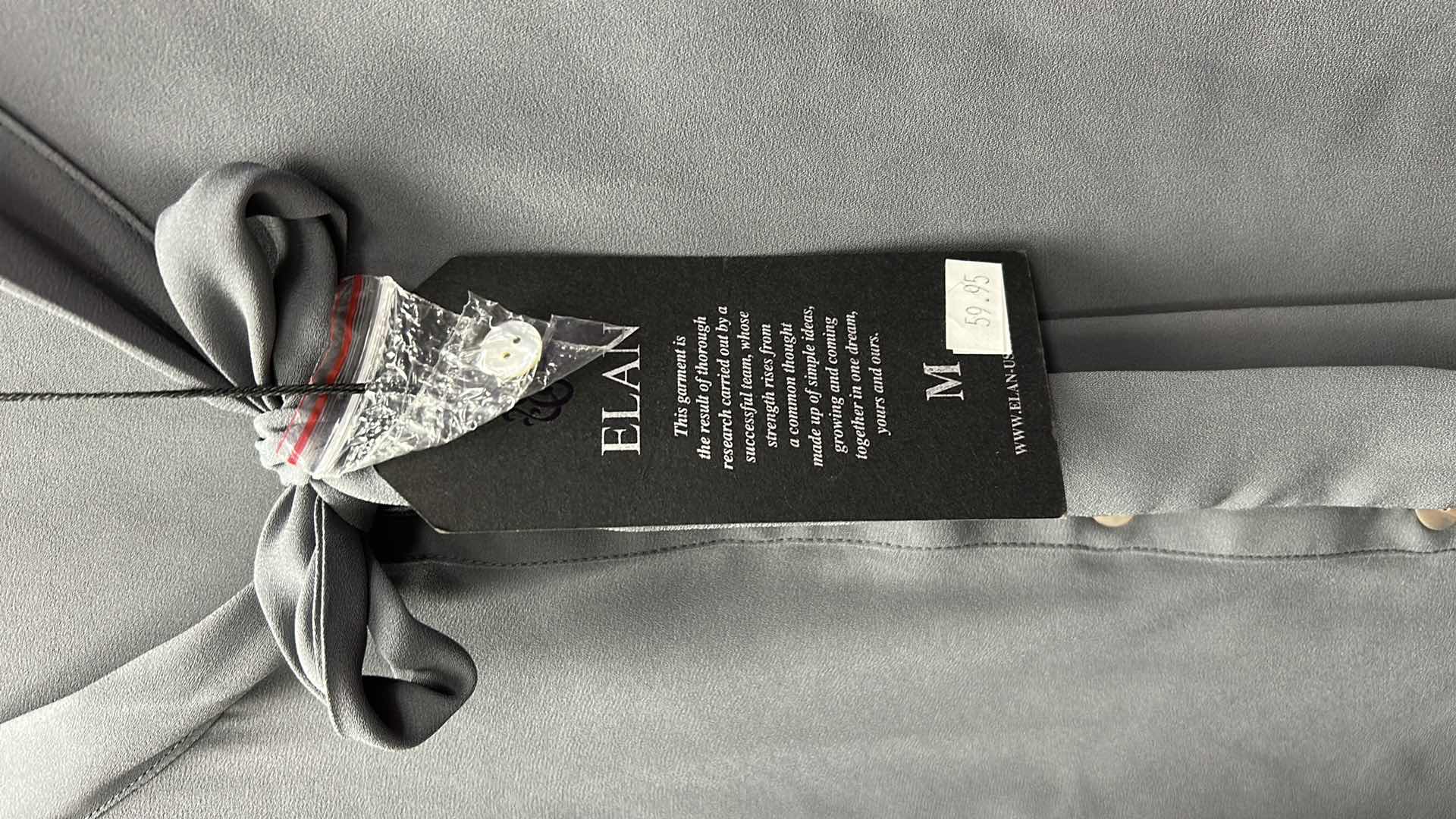 Photo 1 of NWT WOMEN'S SIZE MEDIUM - Gray blouse  $59.95