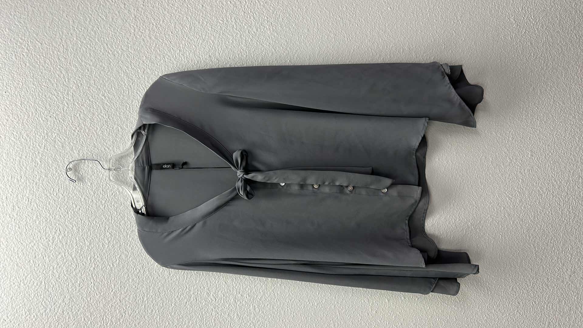 Photo 1 of NWT WOMEN'S SIZE MEDIUM - Gray blouse  $59.95