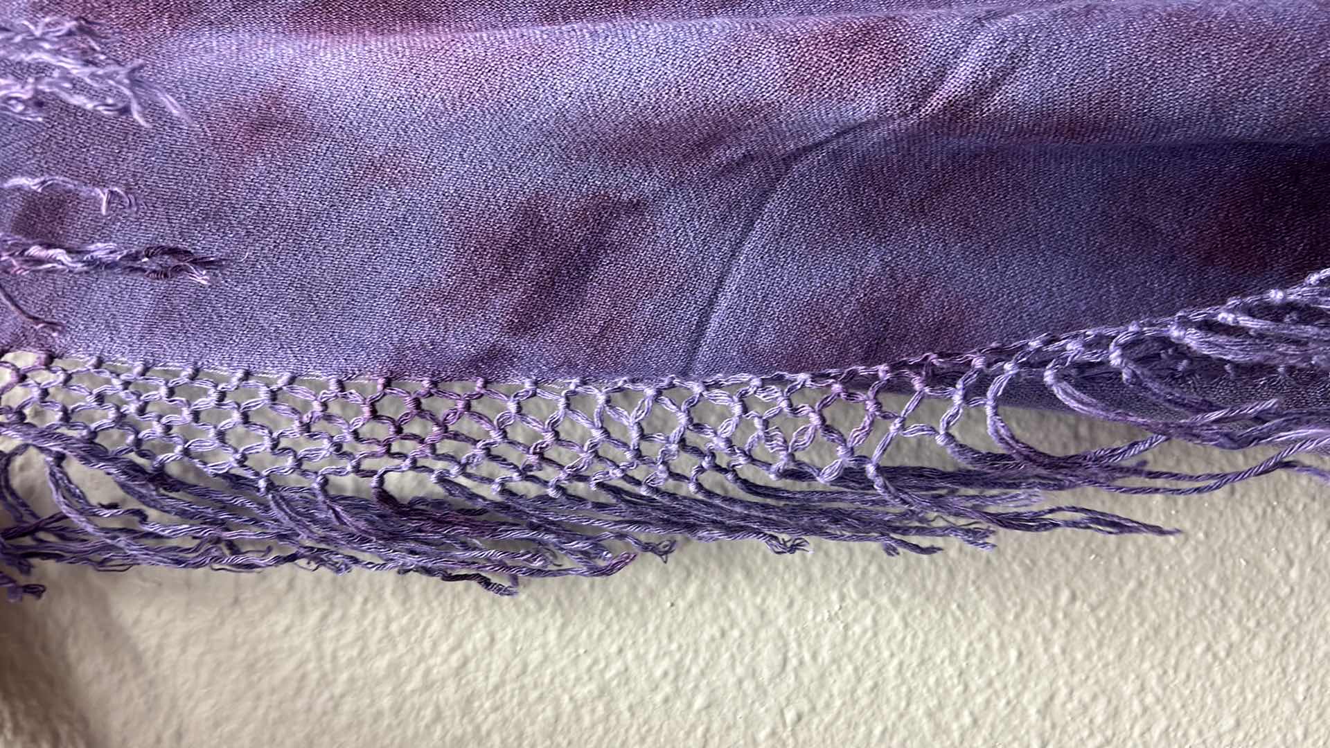Photo 1 of NWT WOMEN'S PURPLE TIE DYE SCARF $39.95
